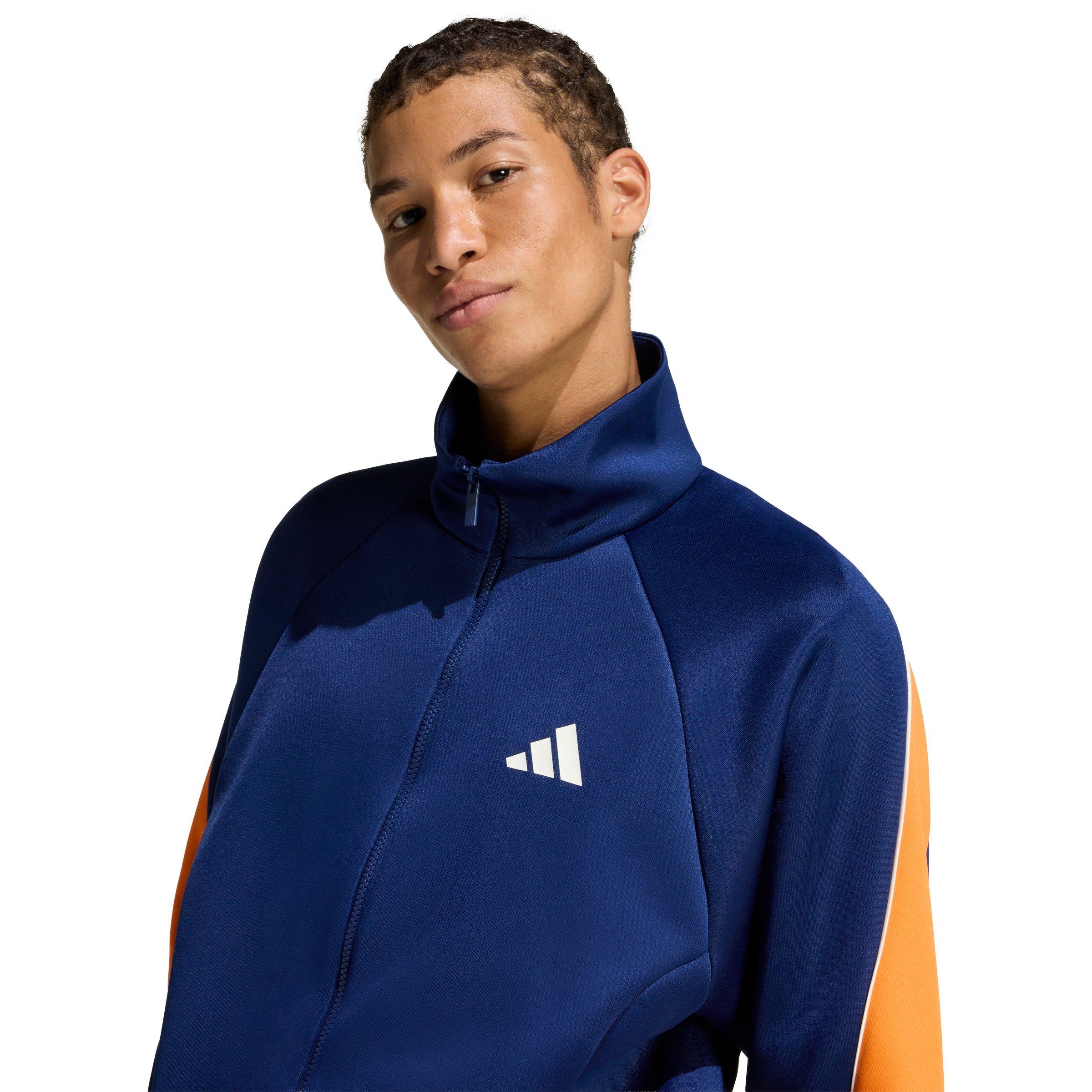 adidas Men's Stadium Tracktop -Blue/Orange - BLUE/ORANGE Thumbnail View 3