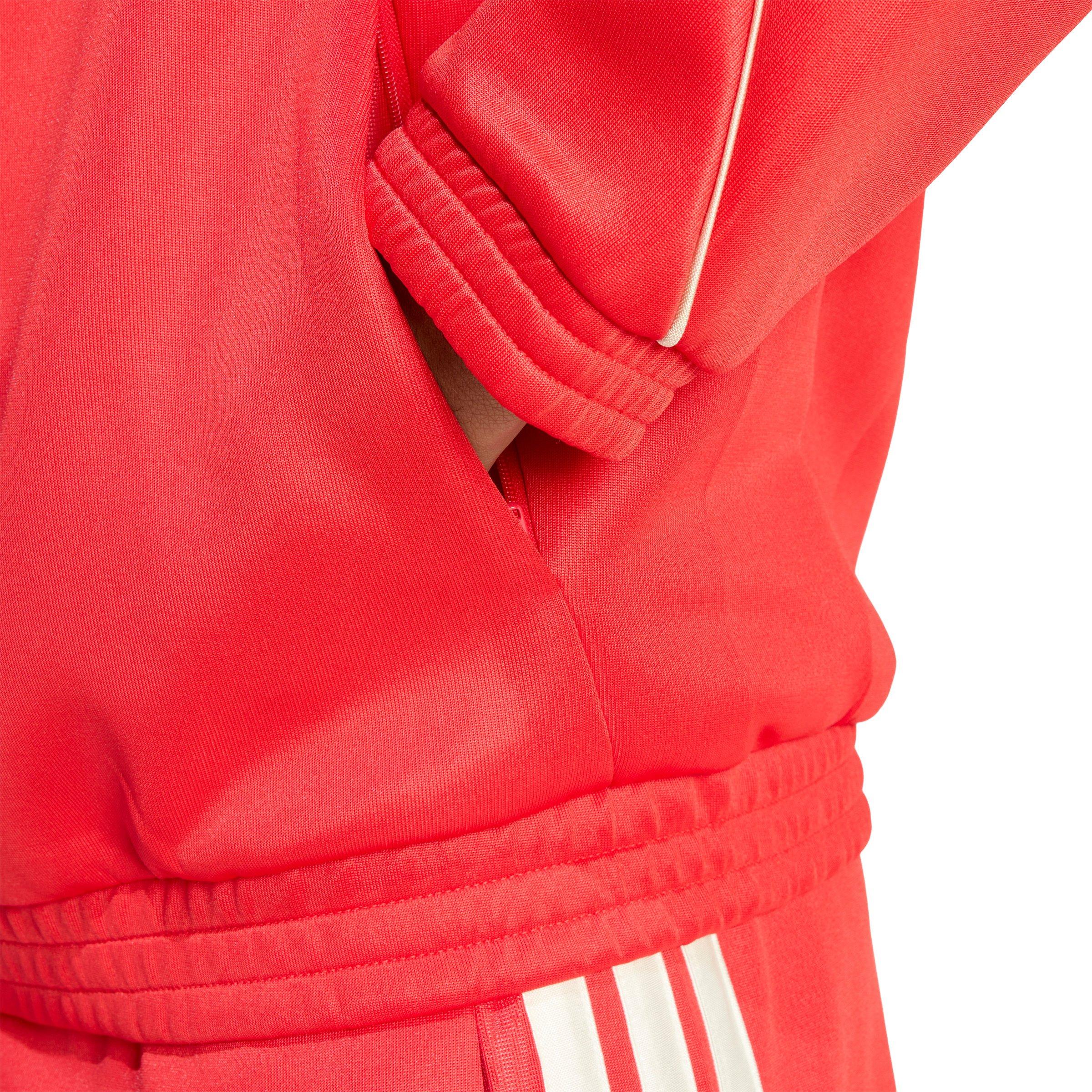 adidas Men's Stadium Tracktop - Red/White - RED/WHITE Thumbnail View 3