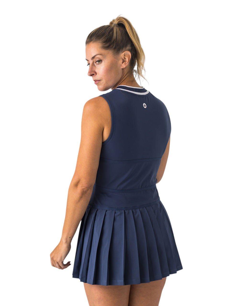 Boast Women's V-Neck Dress - Navy - NAVY