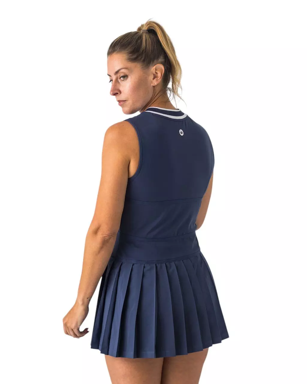 Boast Women's V-Neck Dress - Navy - NAVY