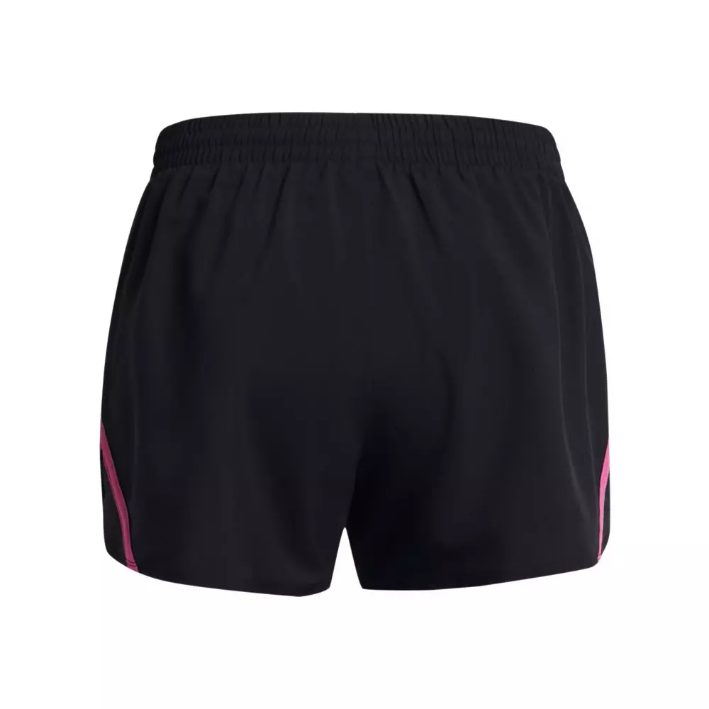Under Armour Women's Fly-By 3" Shorts - BLACK/PINK