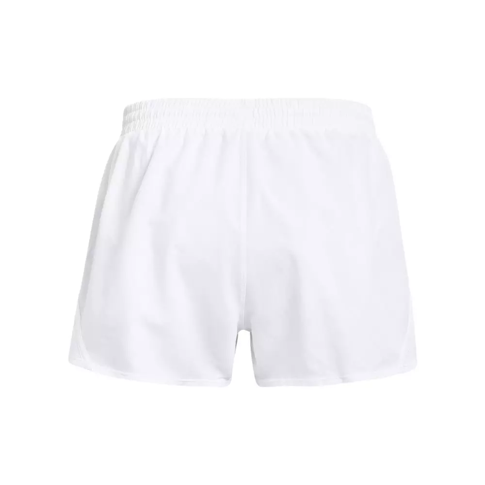 Under Armour Women's Fly-By 3" Shorts - WHITE