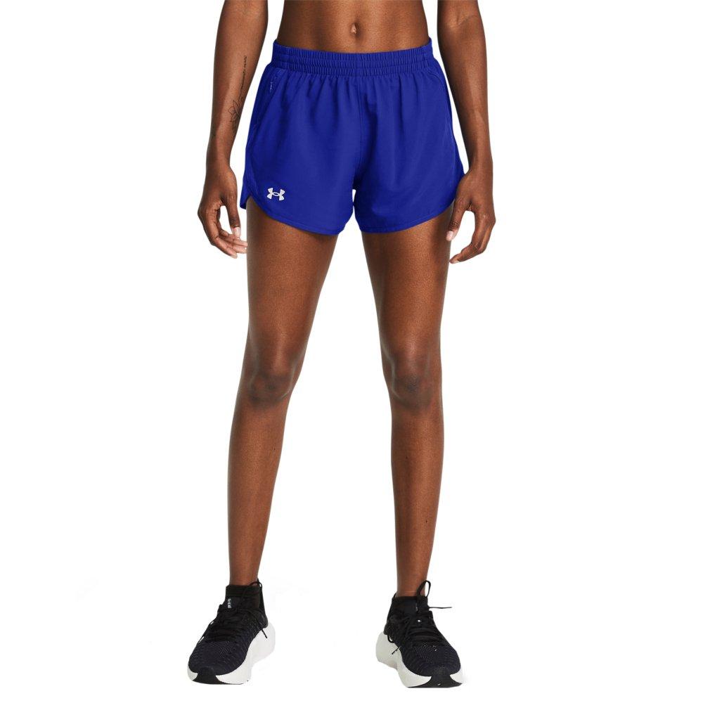 Under Armour Women's Fly-By 3" Shorts - Black - ROYAL Thumbnail View 1