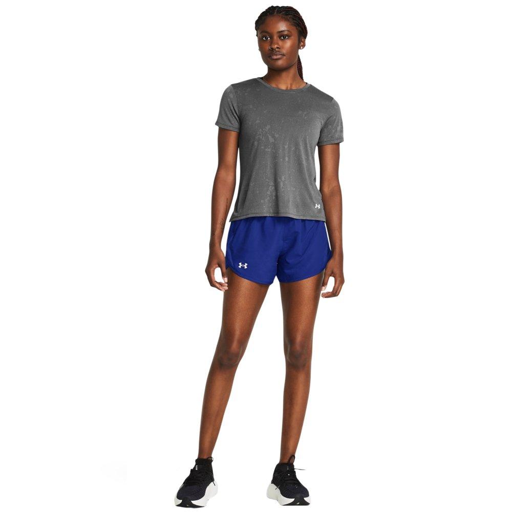 Under Armour Women's Fly-By 3" Shorts - ROYAL Thumbnail View 4