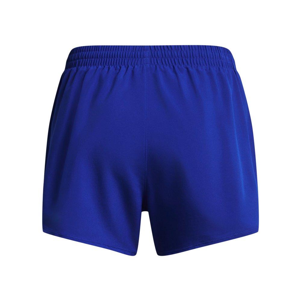 Under Armour Women's Fly-By 3" Shorts - Black - ROYAL Thumbnail View 6