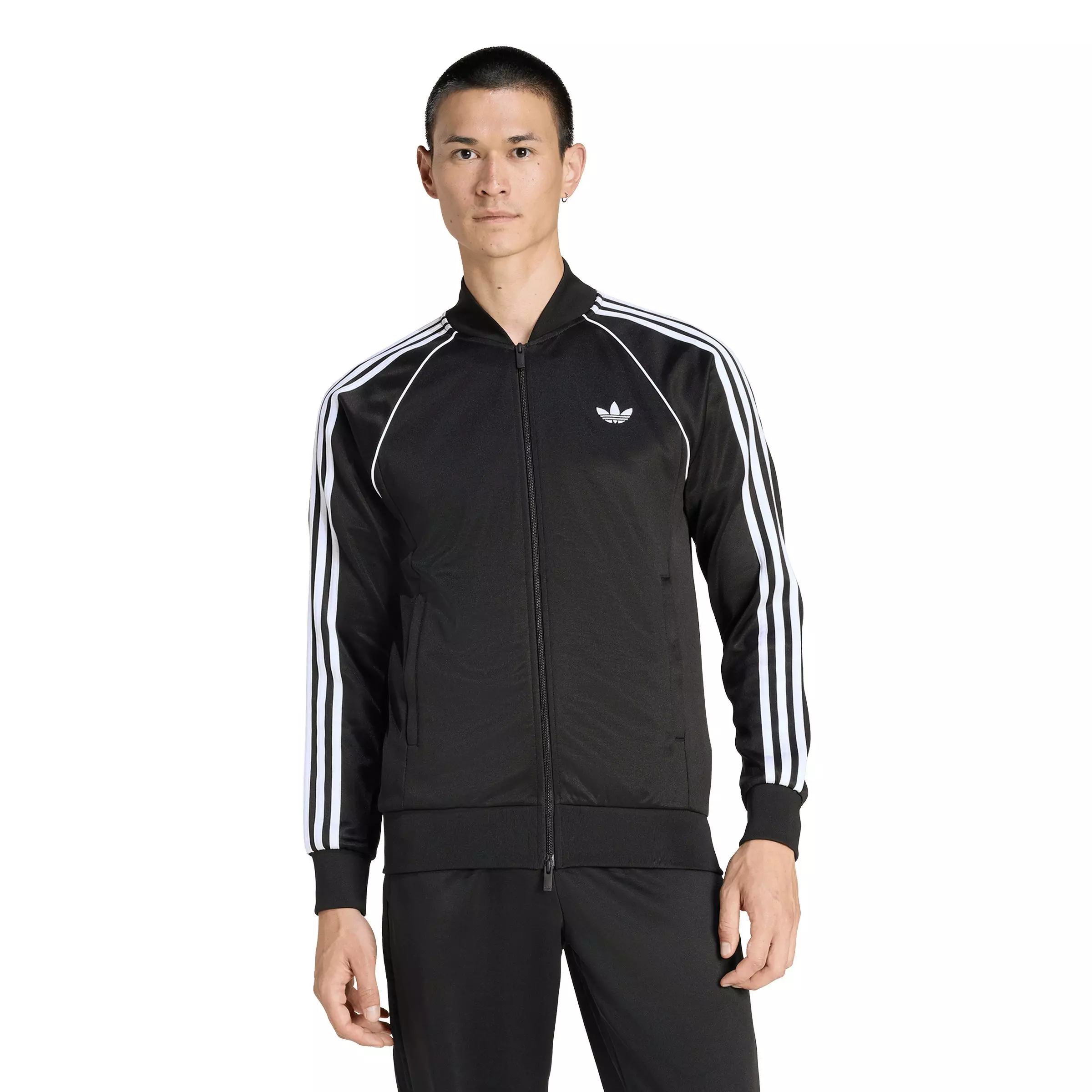 adidas Originals Men's SST Track Top -Black - BLACK