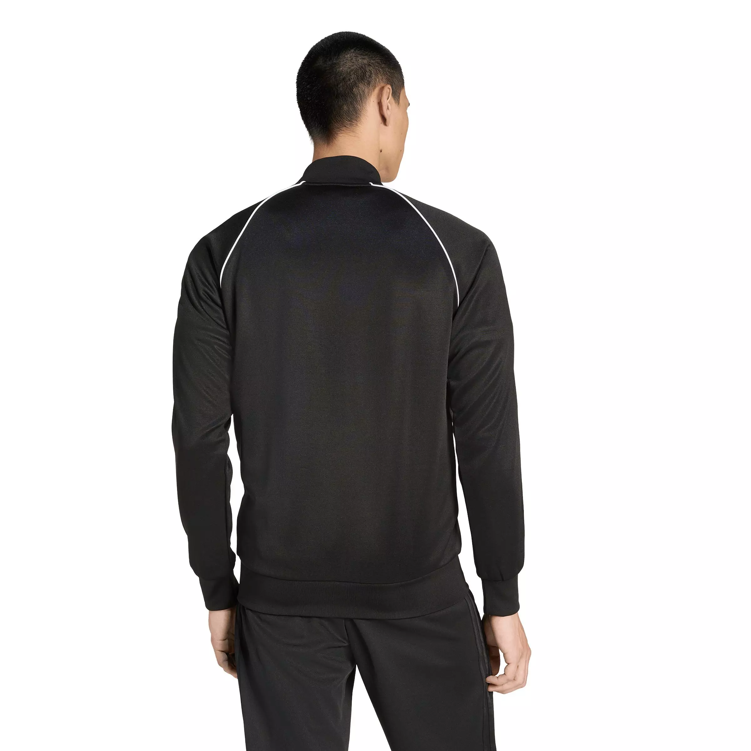 adidas Originals Men's SST Track Top -Black - BLACK