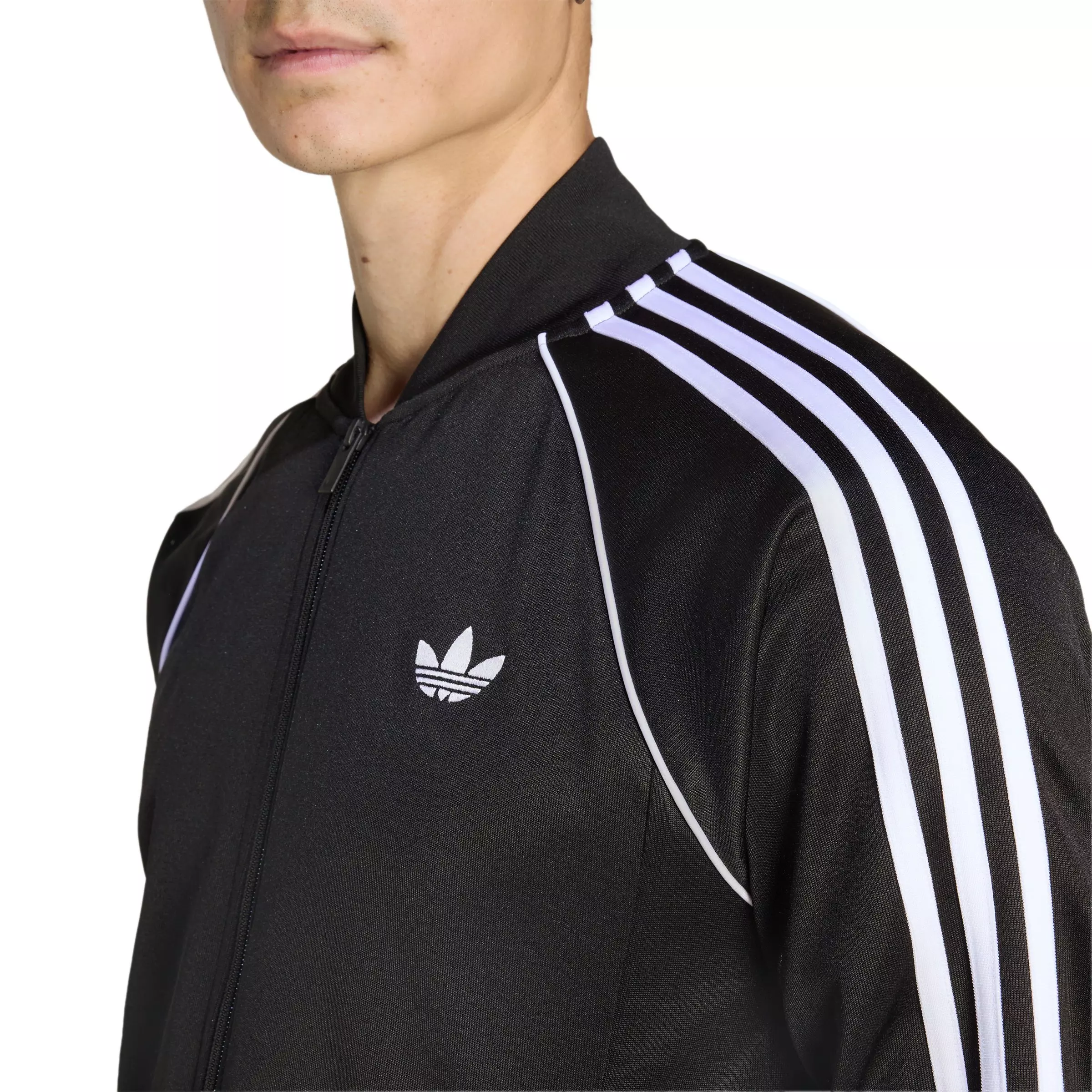 adidas Originals Men's SST Track Top - Black - BLACK