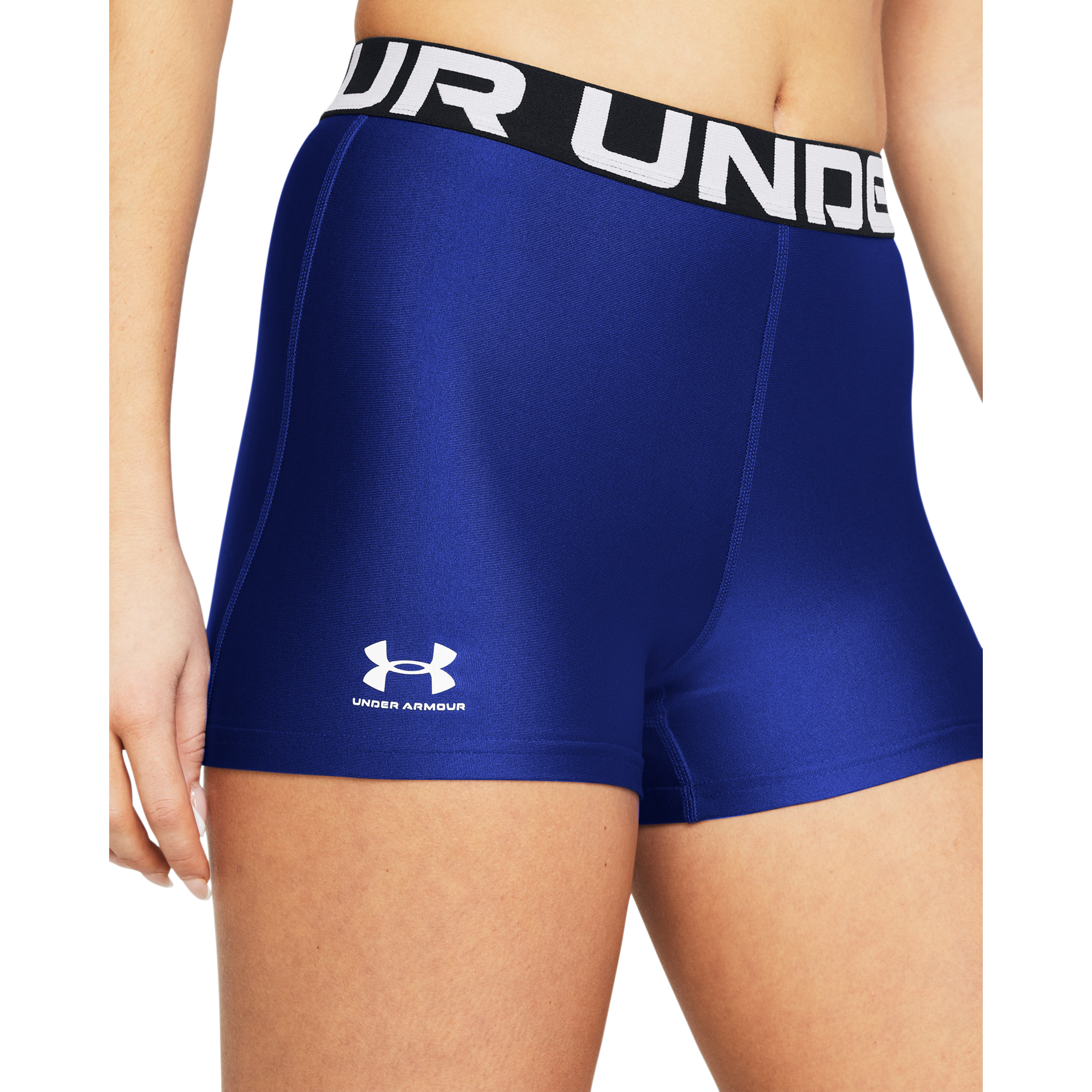 Under Armour Women's Authentics HeatGear Shorty - ROYAL Thumbnail View 3