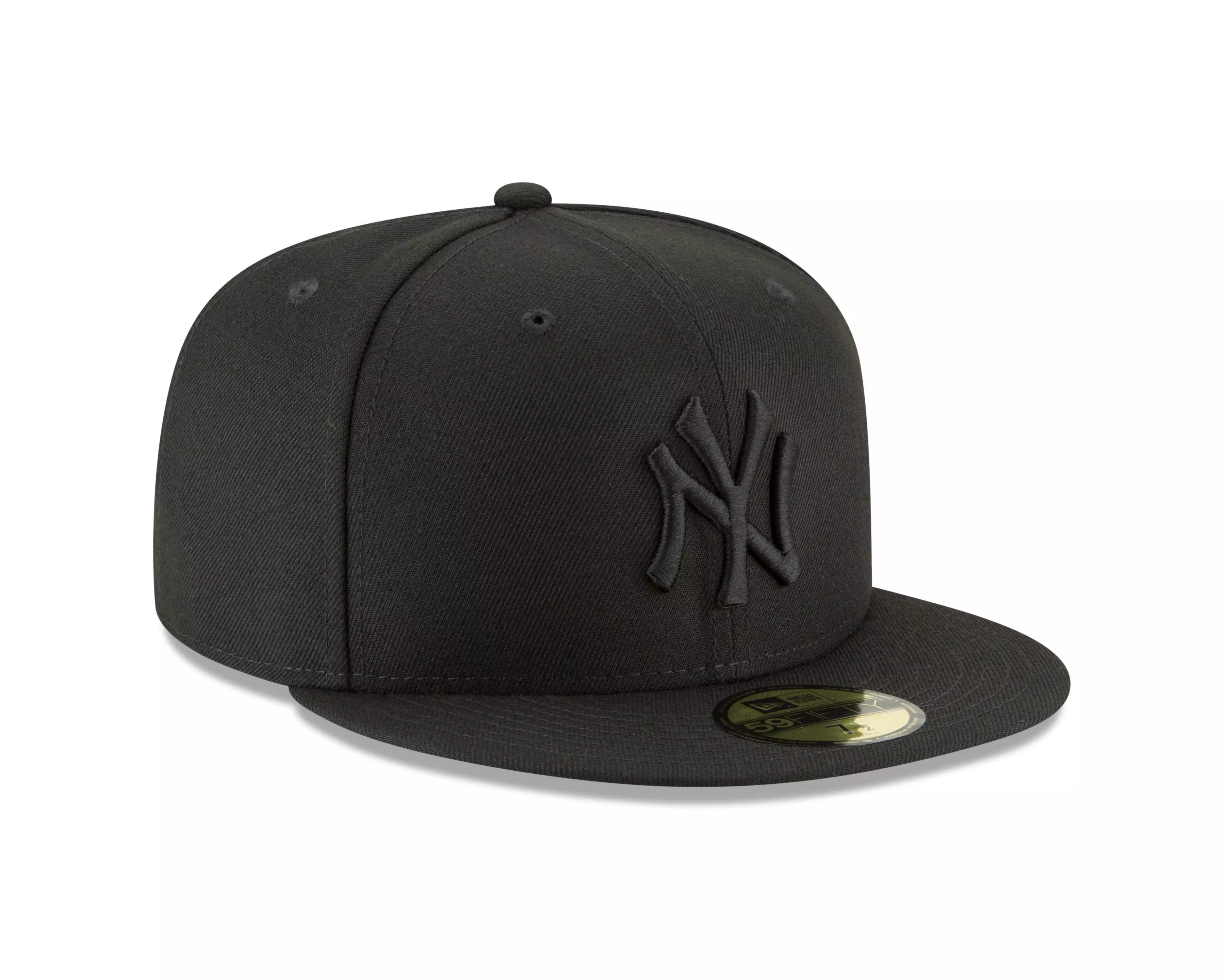 New Era New York Yankees Black Tonal 59FIFTY Fitted Hat-Black - BLACK