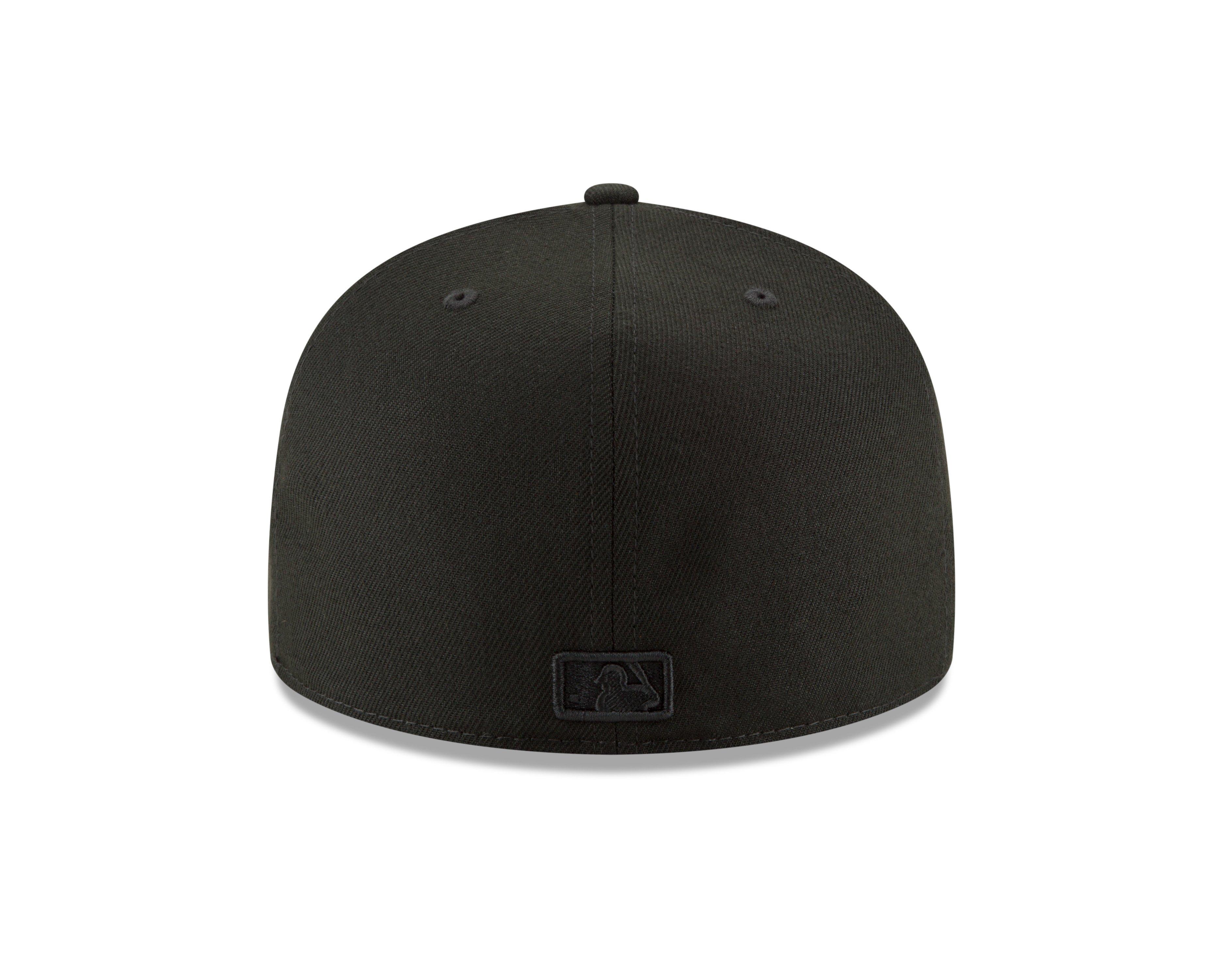 Houston Baseball Hat Black Double Throwback New Era 59FIFTY Fitted Black / Terra Cotta | Seashell / 7 1/2