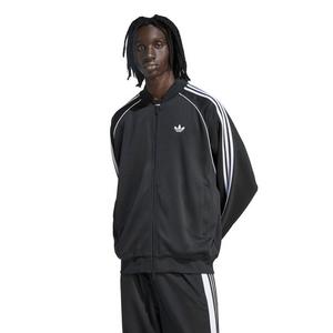 adidas Originals Men's SST Adicolor Classics Loose Track Top -Black/White