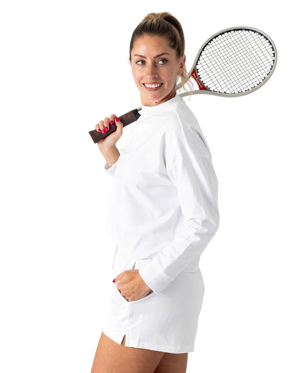 Boast Women's Club Sweat Short - White - WHITE