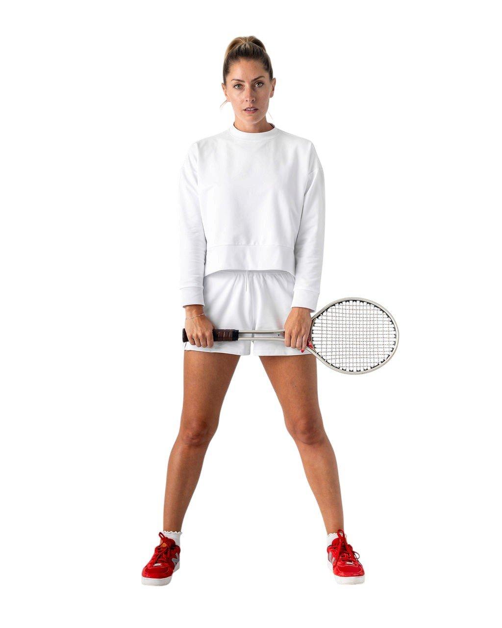 Boast Women's Club Sweat Short - White - WHITE