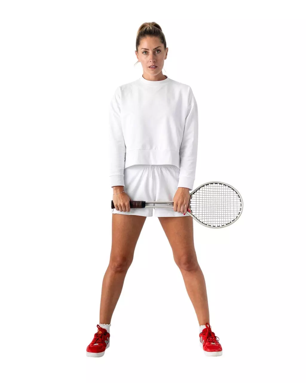 Boast Women's Club Sweat Short - White - WHITE