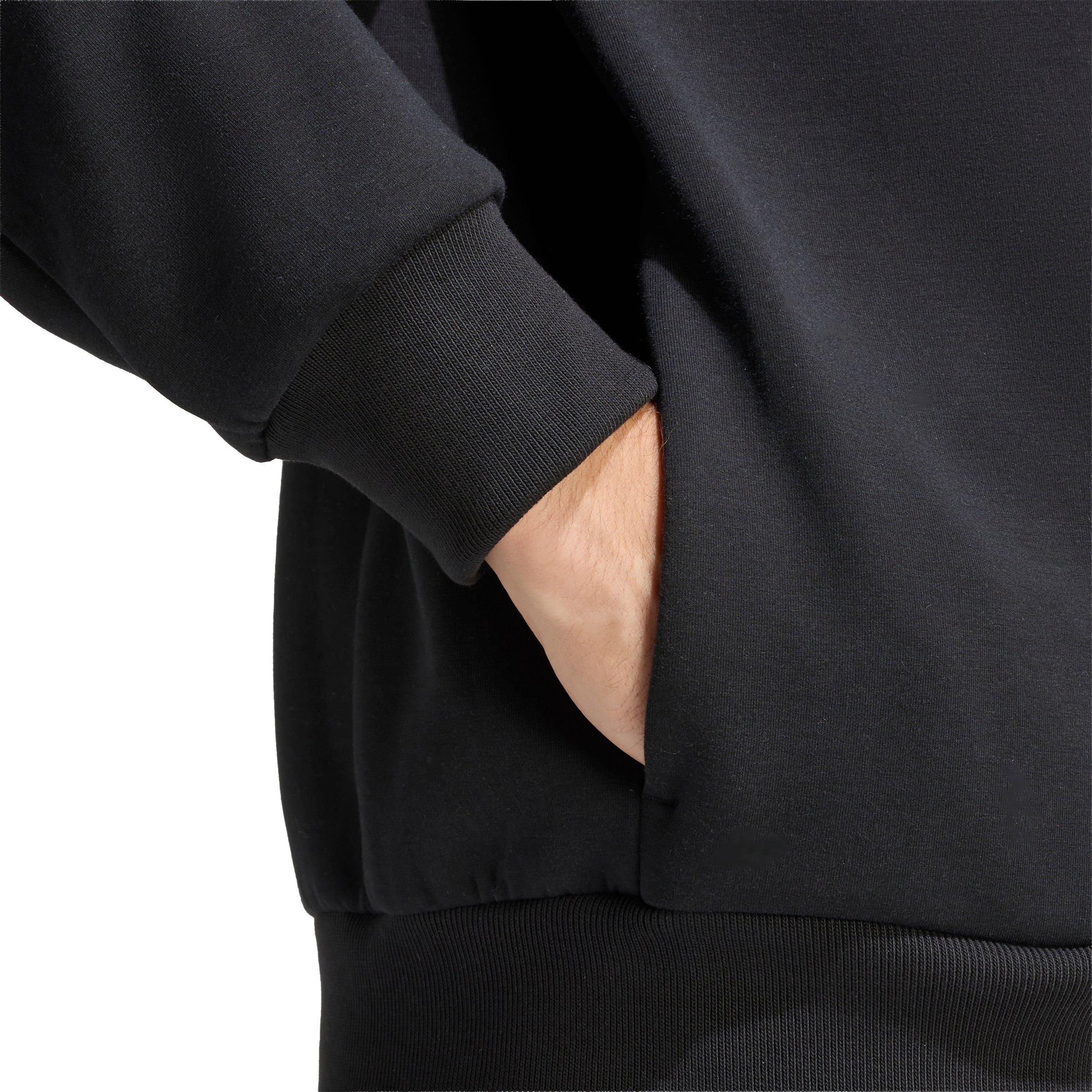 adidas Men's Soft Lux Track Top - Black - BLACK Thumbnail View 3