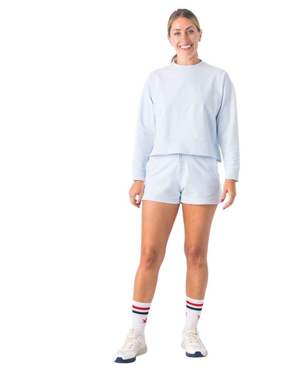 Boast Women's Club Sweat Short - Lt Blue - LT BLUE