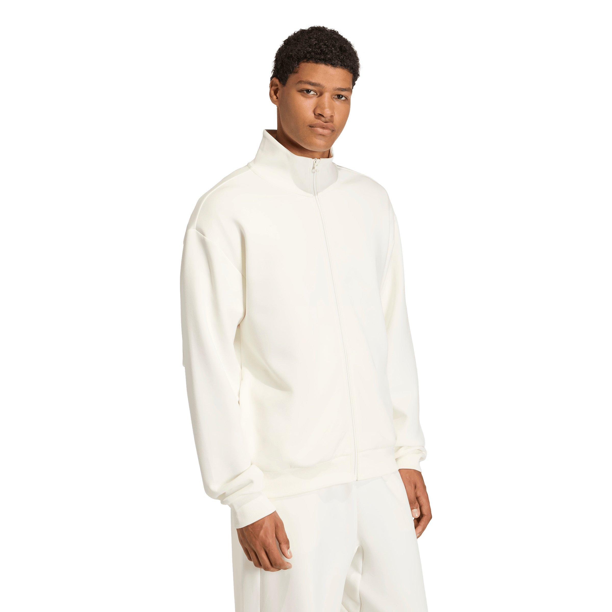 adidas Men's Soft Lux Track Top -Off-White - OFF-WHITE Thumbnail View 1