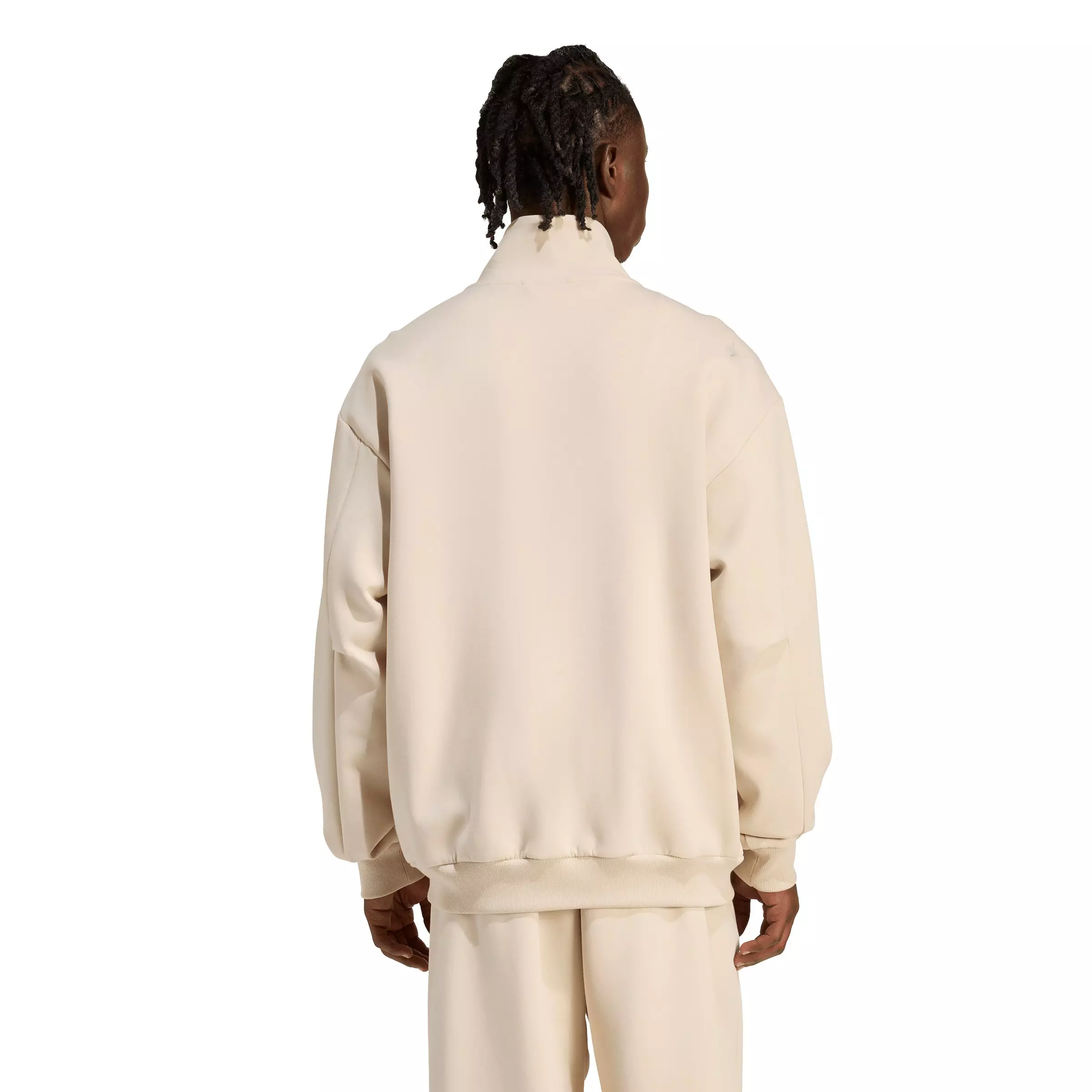 adidas Men's Soft Lux Track Top - Cream - CREAM