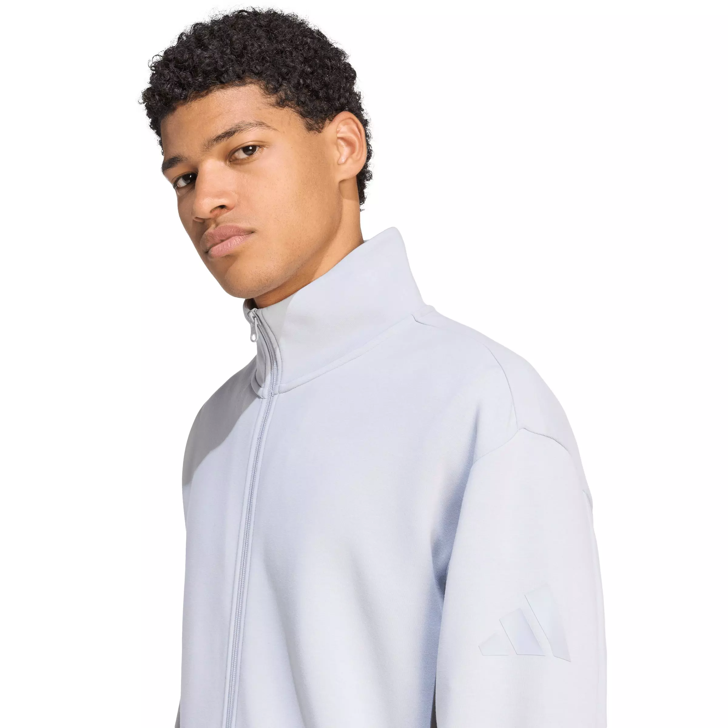 adidas Men's Soft Lux Track Top - Lt Sage - LT SAGE