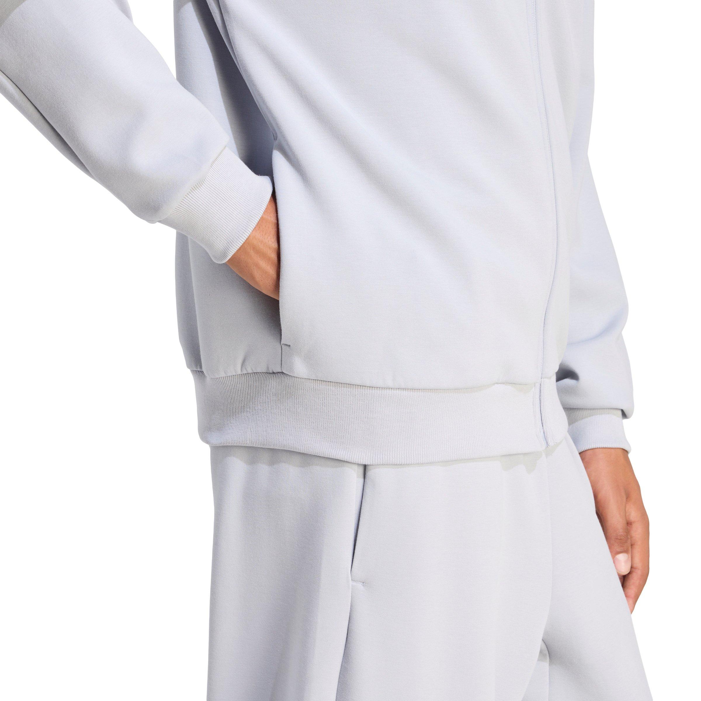 adidas Men's Soft Lux Track Top - Lt Sage - LT SAGE Thumbnail View 4