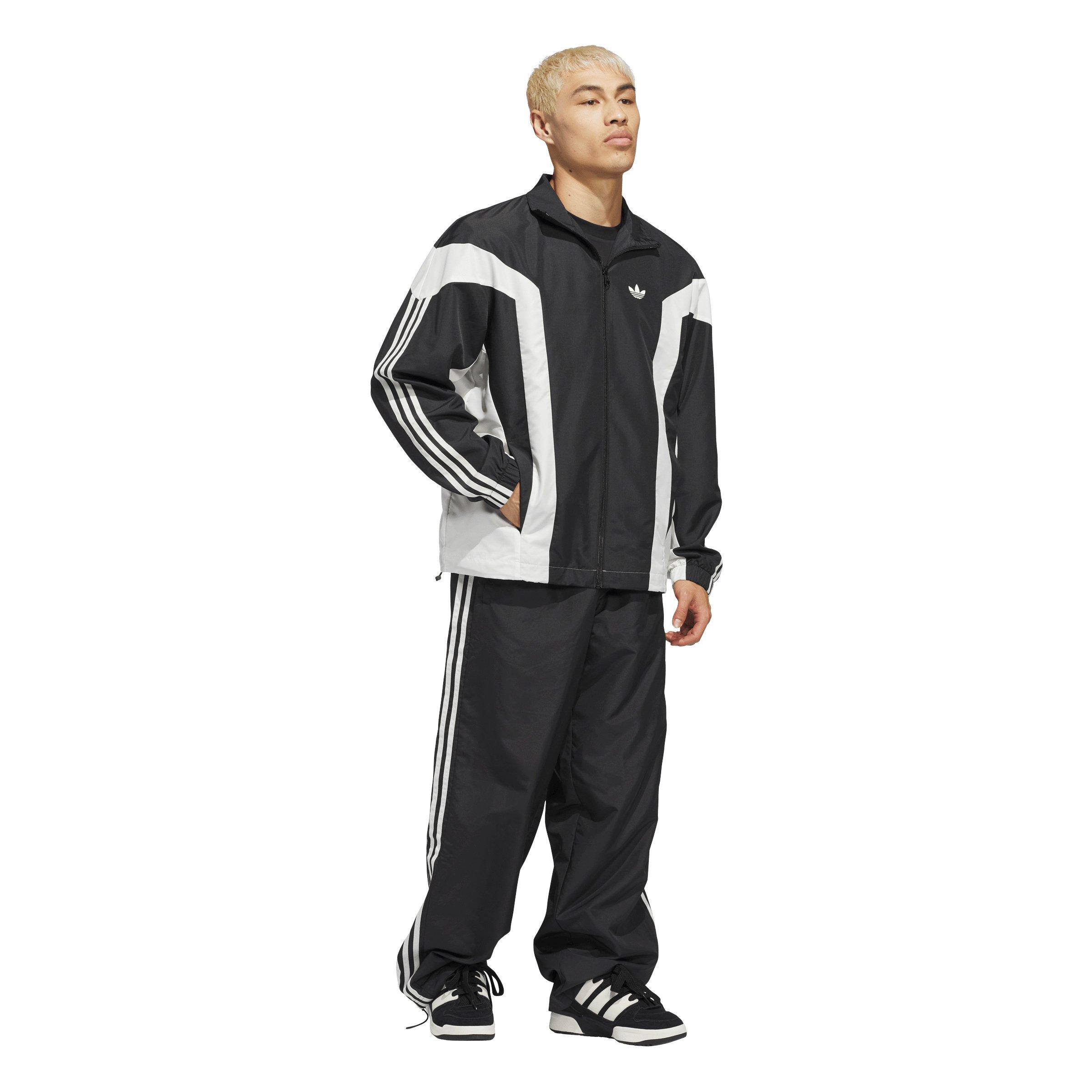 adidas Originals Basketball Wind Breaker Jacket -Black - BLACK Thumbnail View 5
