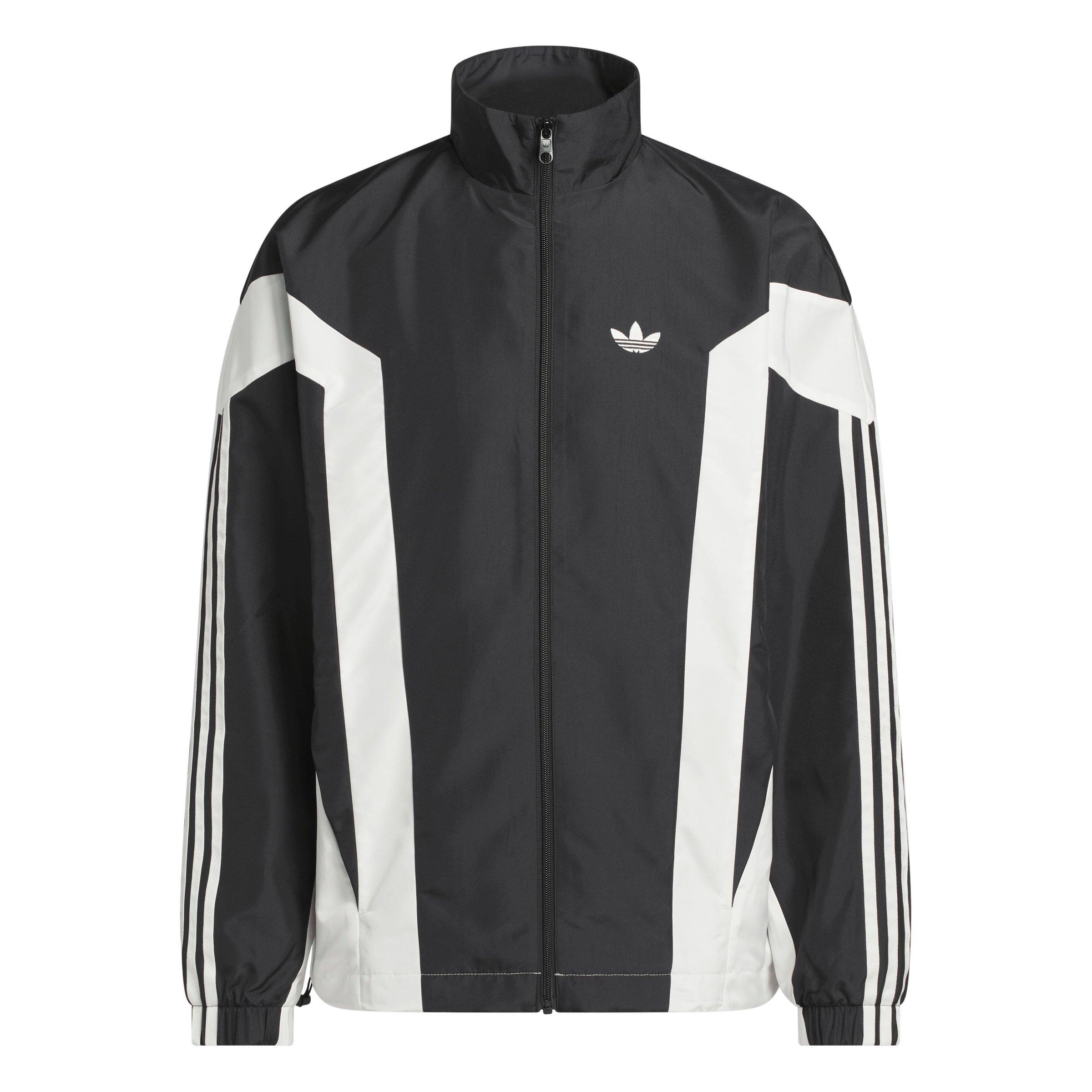 adidas Originals Basketball Wind Breaker Jacket - Black - BLACK Thumbnail View 6
