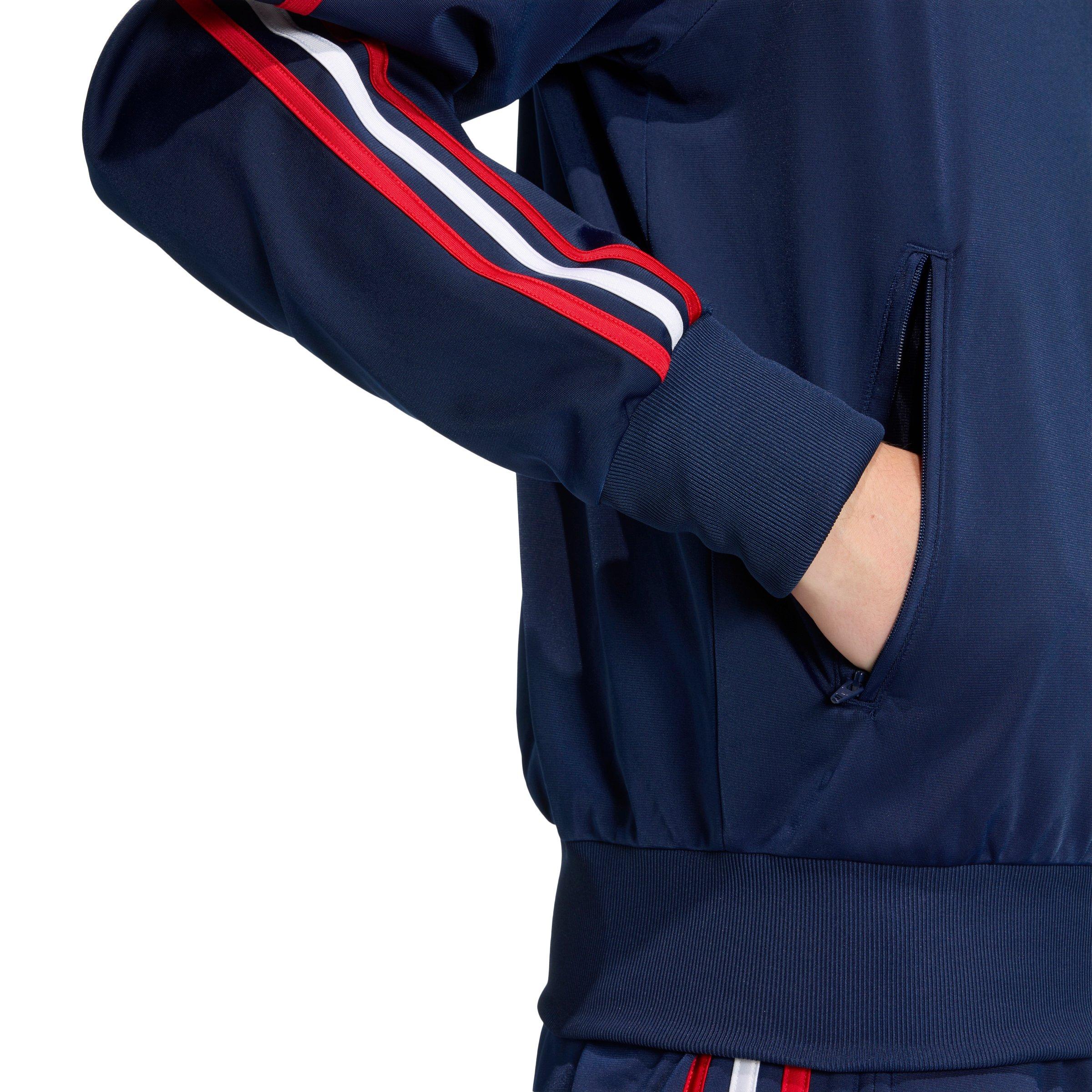 adidas Originals Men's Firebird Track Top -Indigo/Red - INDIGO/RED Thumbnail View 4
