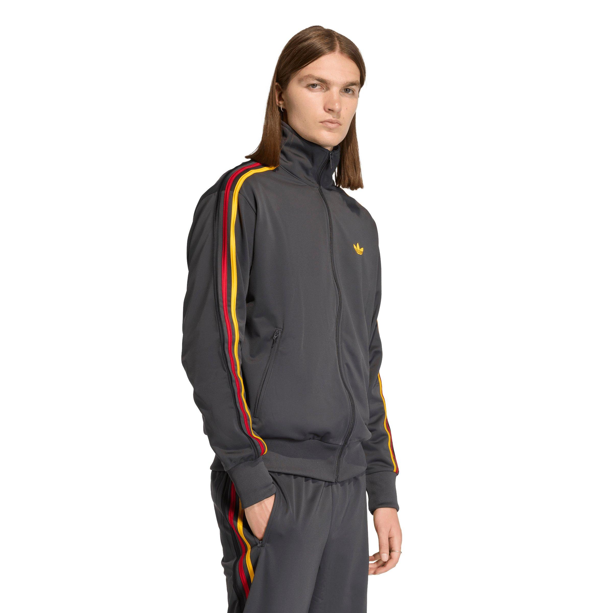 adidas Originals Firebird Track Top Black/Gold/Red | Hibbett