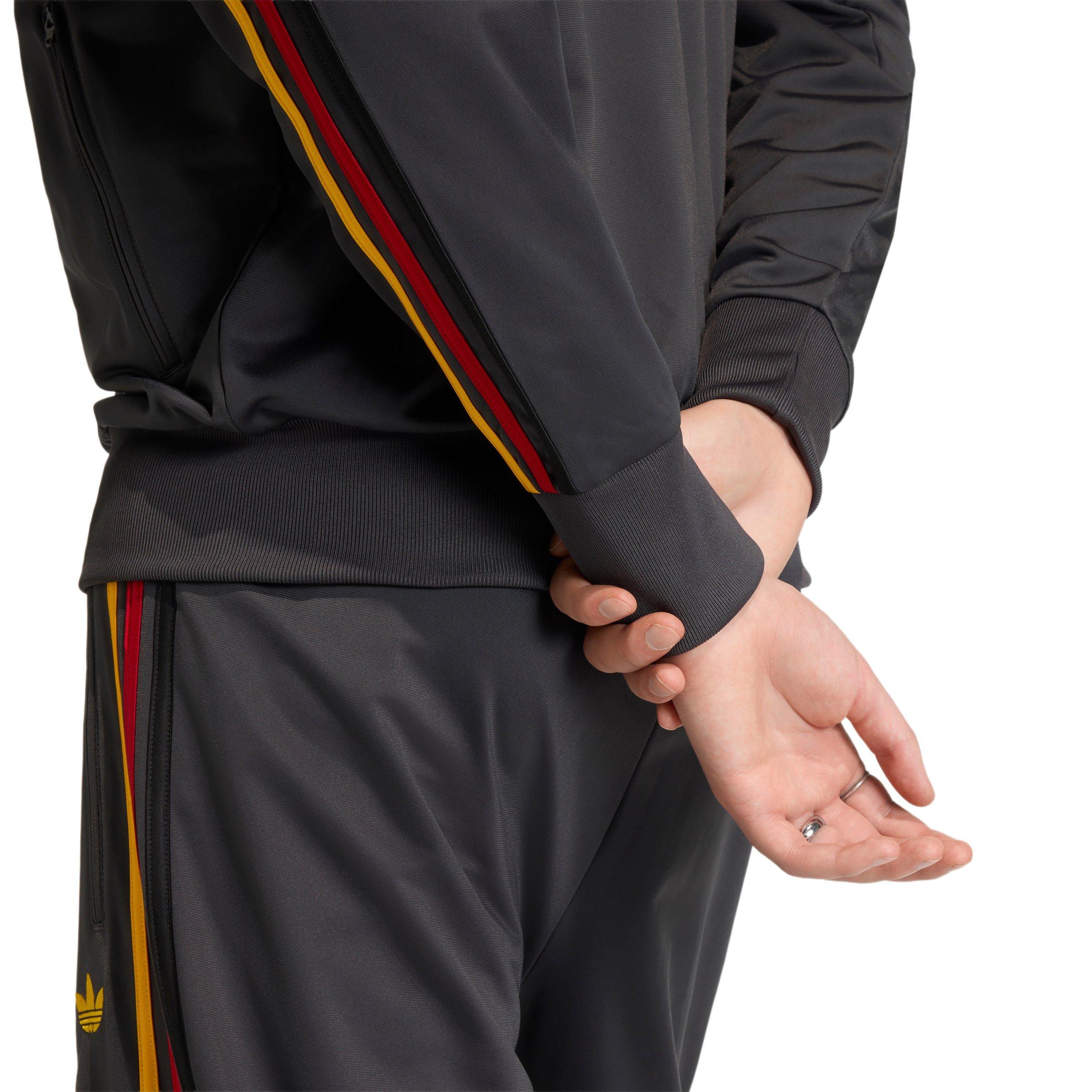 adidas Originals Men's Firebird Track Top -Black/Gold/Red - BLACK/GOLD/RED Thumbnail View 4