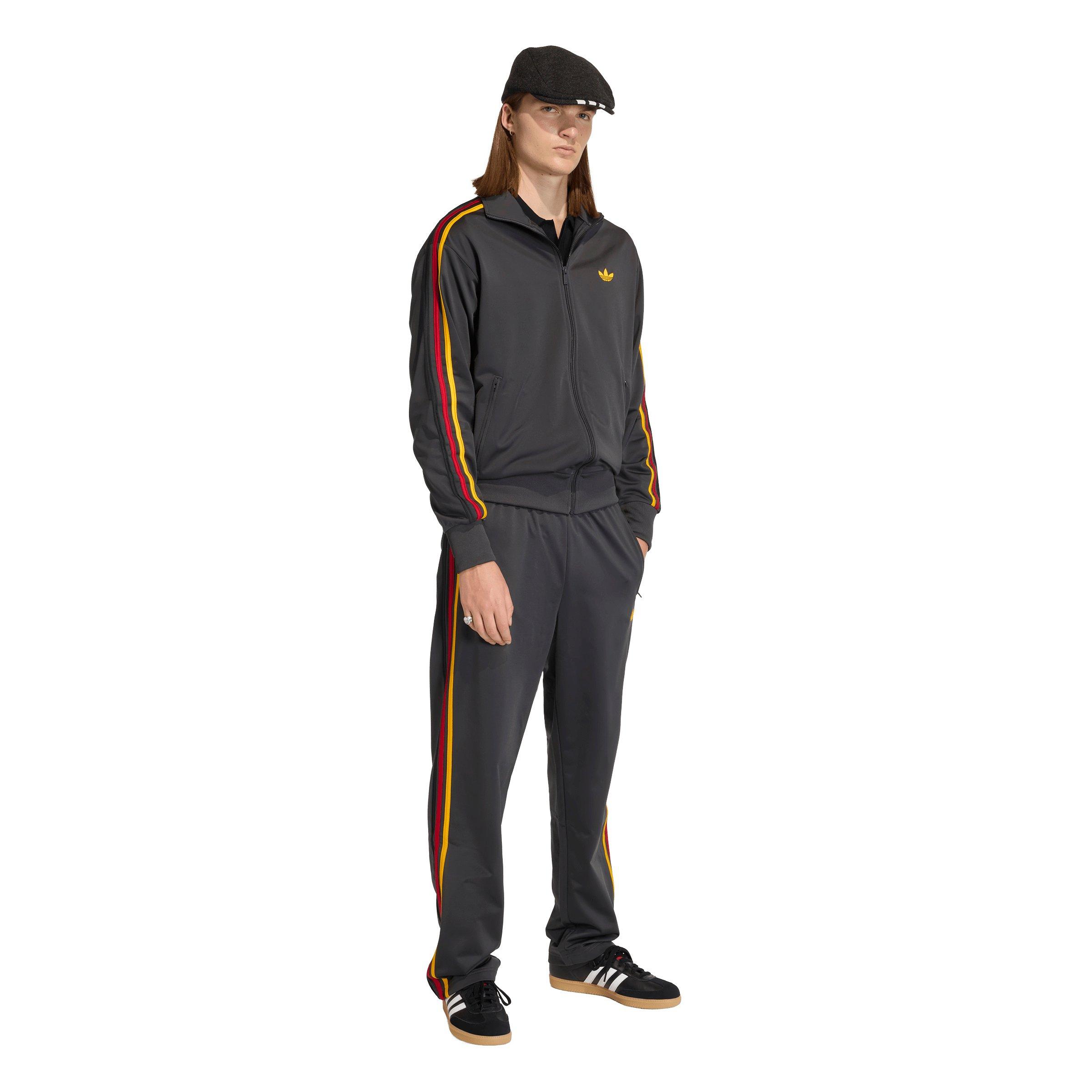 adidas Originals Firebird Track Top Black/Gold/Red | Hibbett