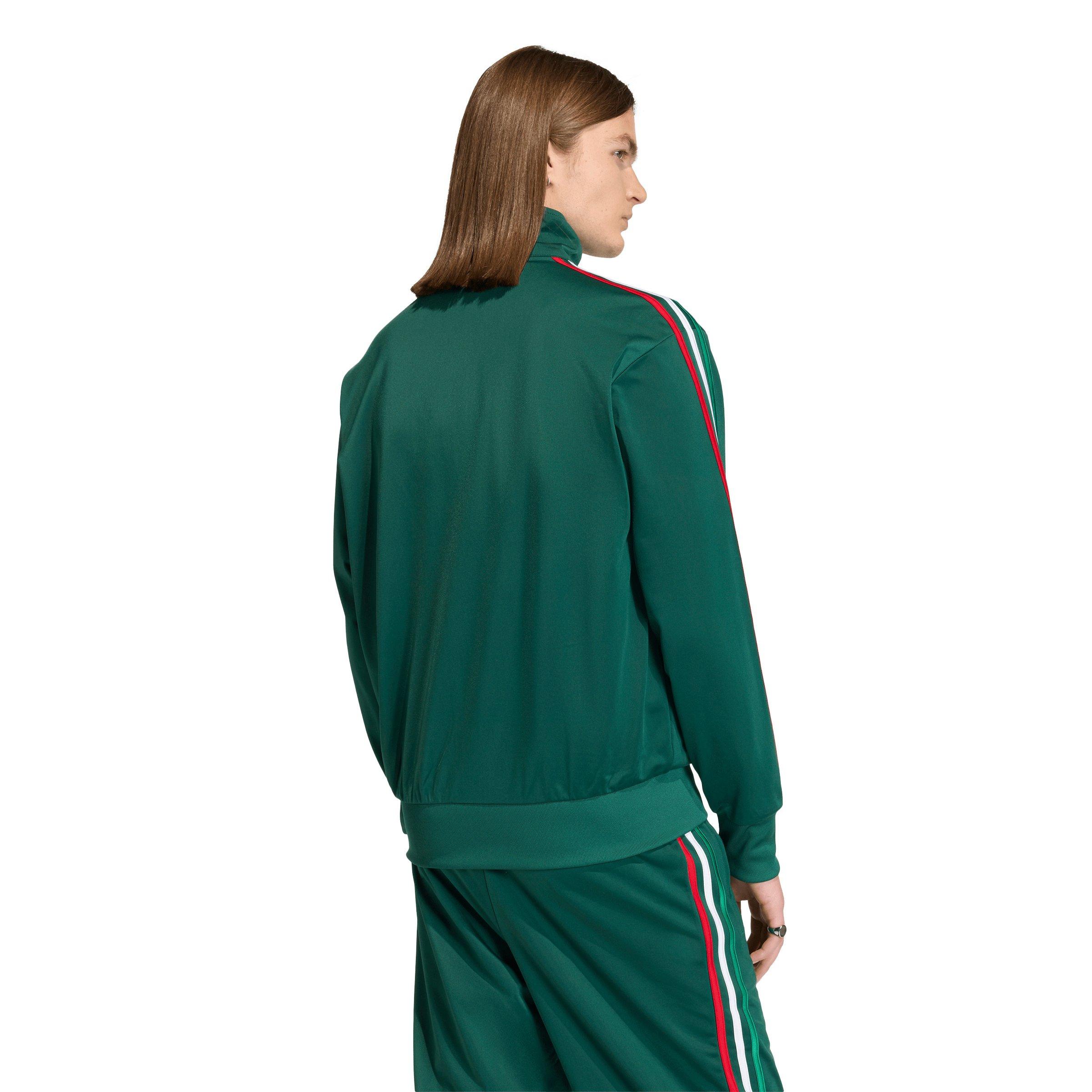 adidas Originals Men's Firebird Track Top -Green - GREEN Thumbnail View 2
