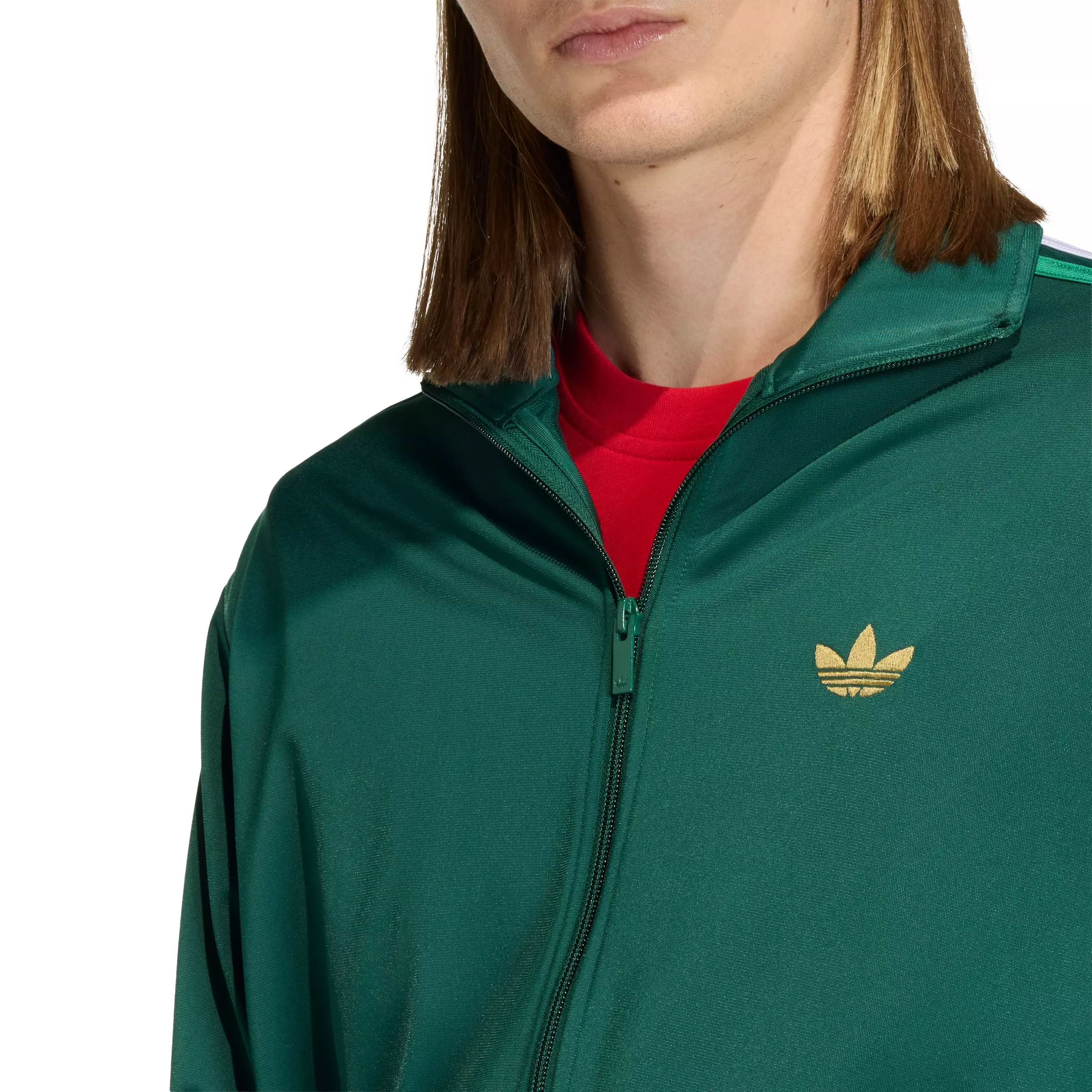 adidas Originals Men's Firebird Track Top - Green - GREEN