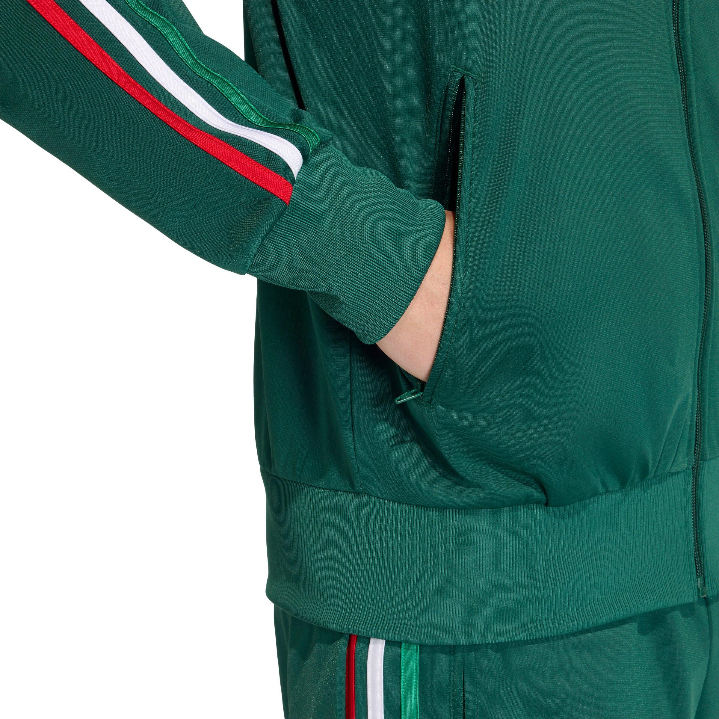 adidas Originals Men's Firebird Track Top -Green - GREEN Thumbnail View 4