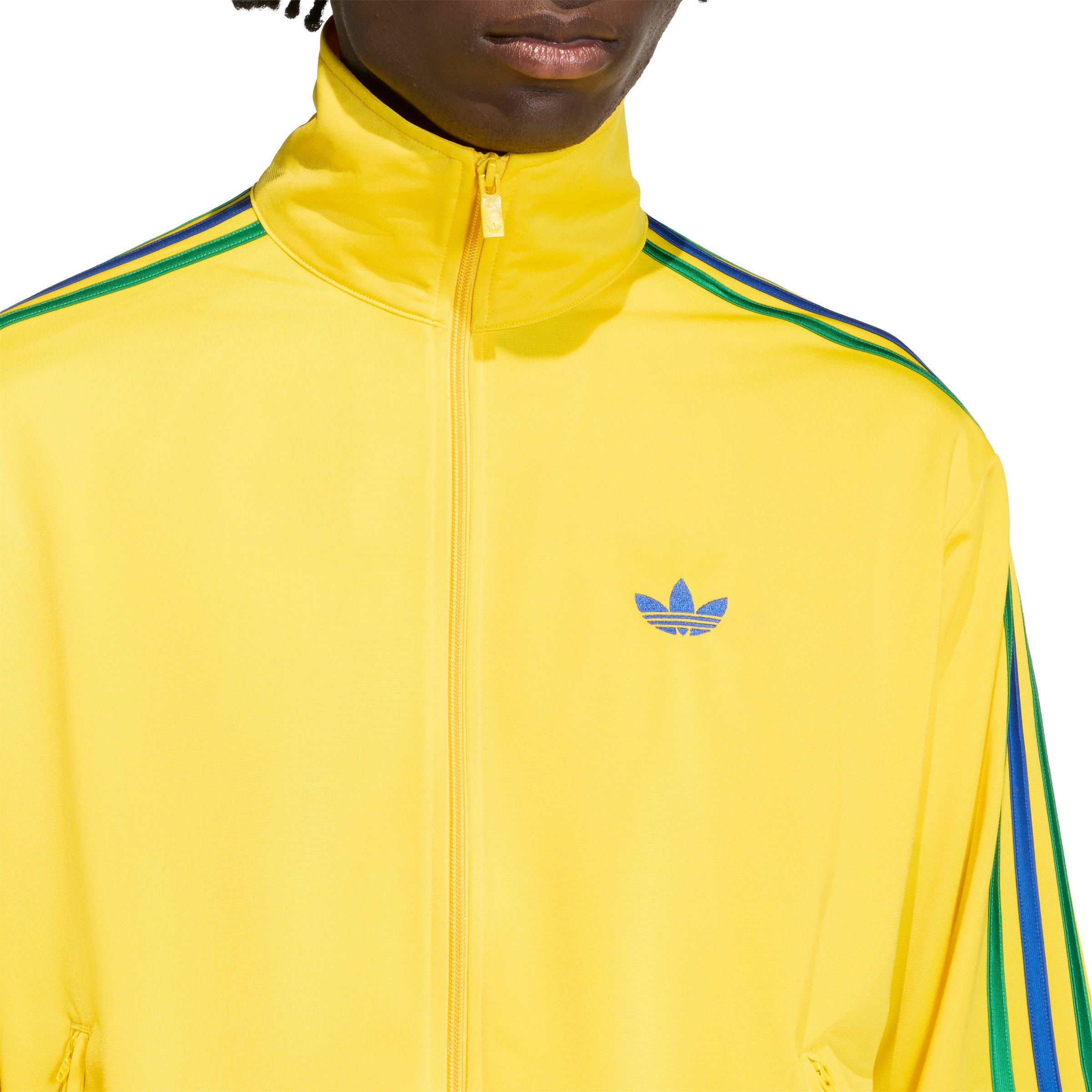 adidas Originals Men's Firebird Track Top - Yellow/Green/Royal - YELLOW/GREEN/ROYAL Thumbnail View 3