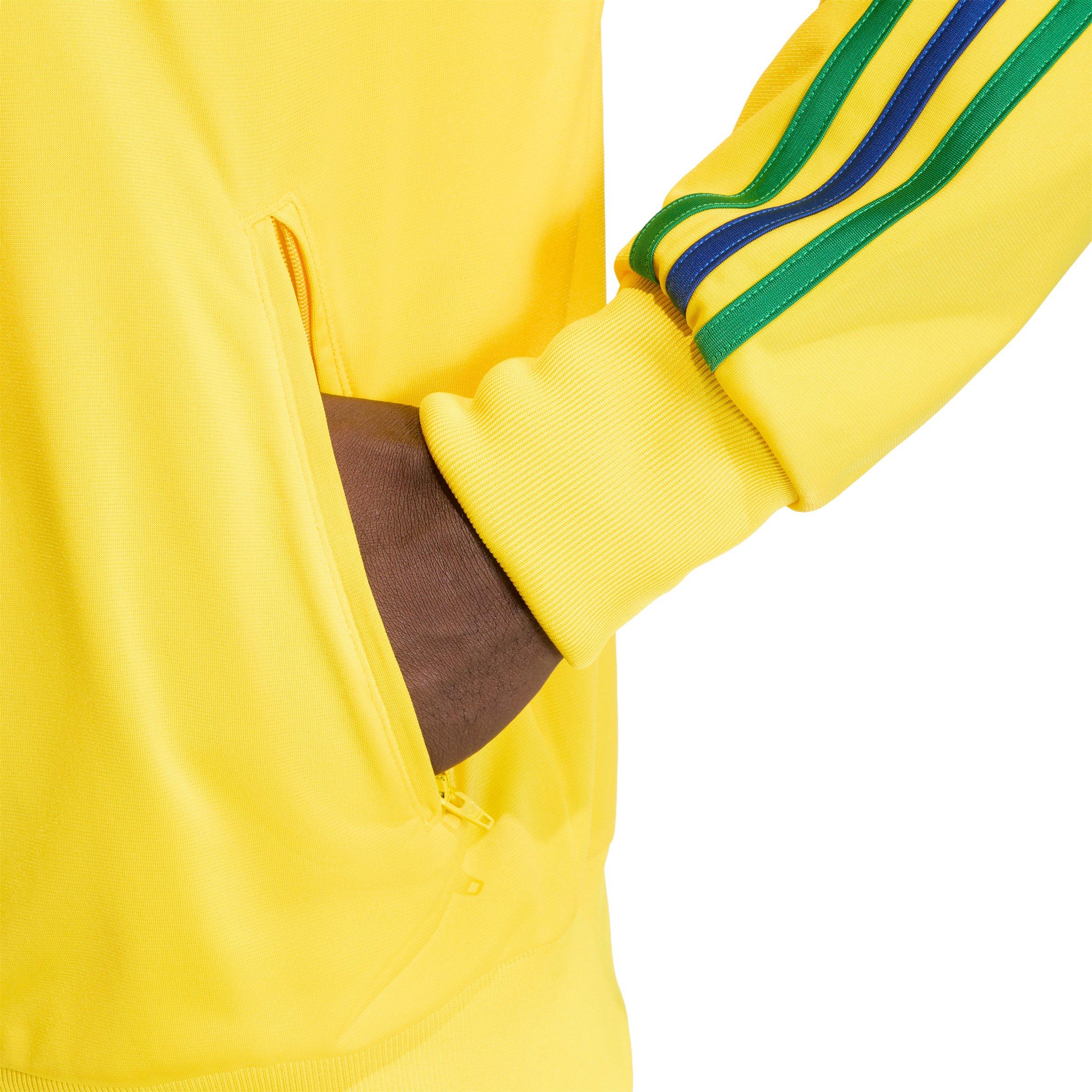 adidas Originals Men's Firebird Track Top - Yellow/Green/Royal - YELLOW/GREEN/ROYAL Thumbnail View 4