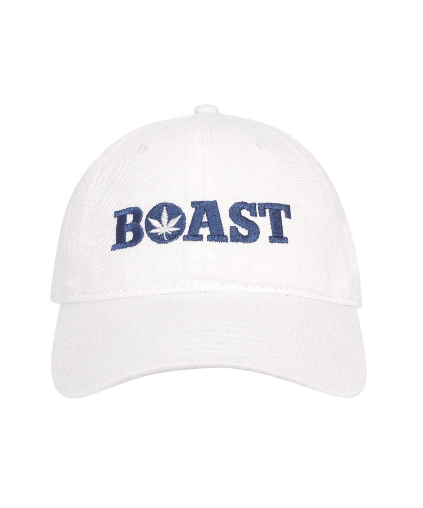 Boast Men's Dad Hat - White/Navy - WHITE/NAVY