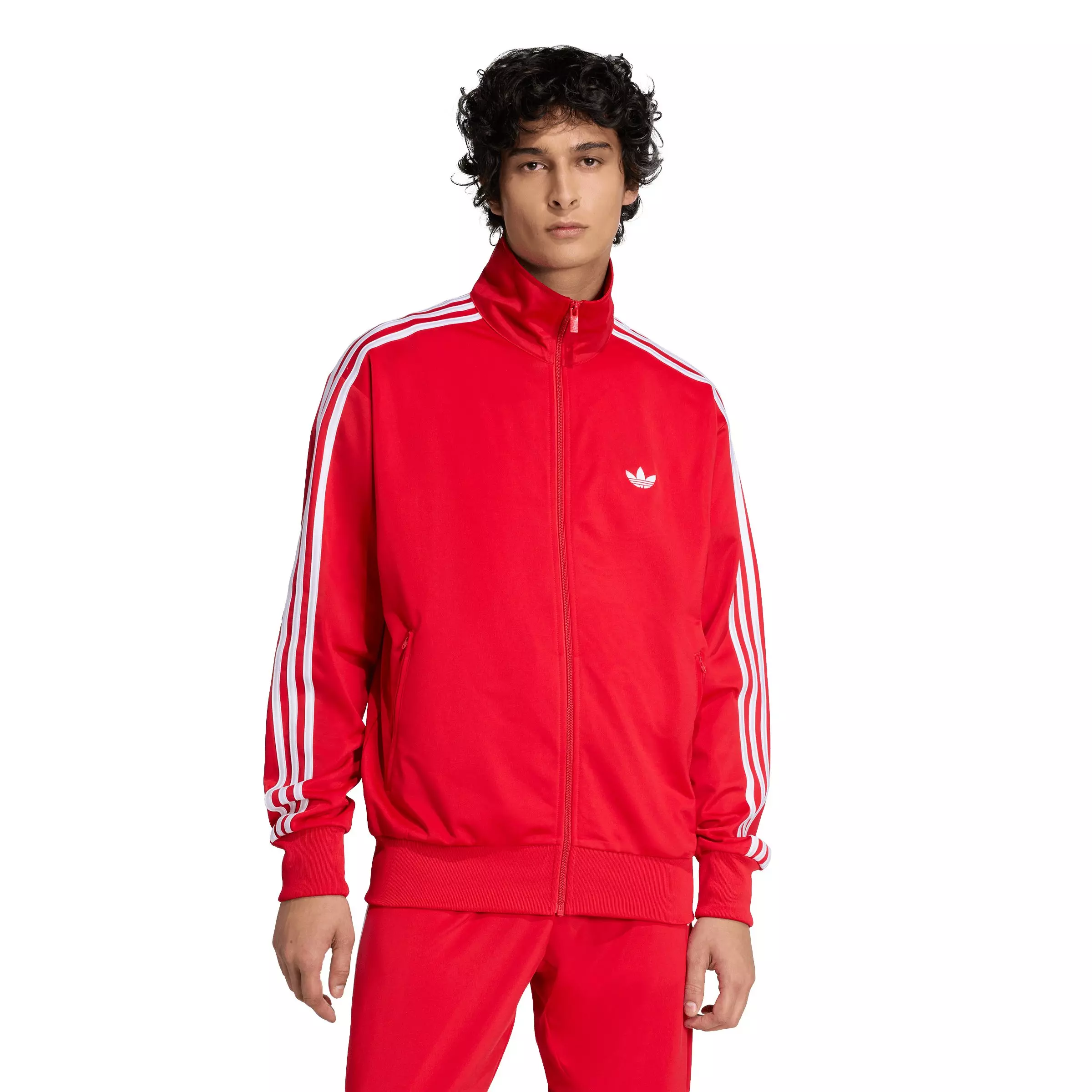 adidas Originals Men's Firebird Track Top - Red - RED