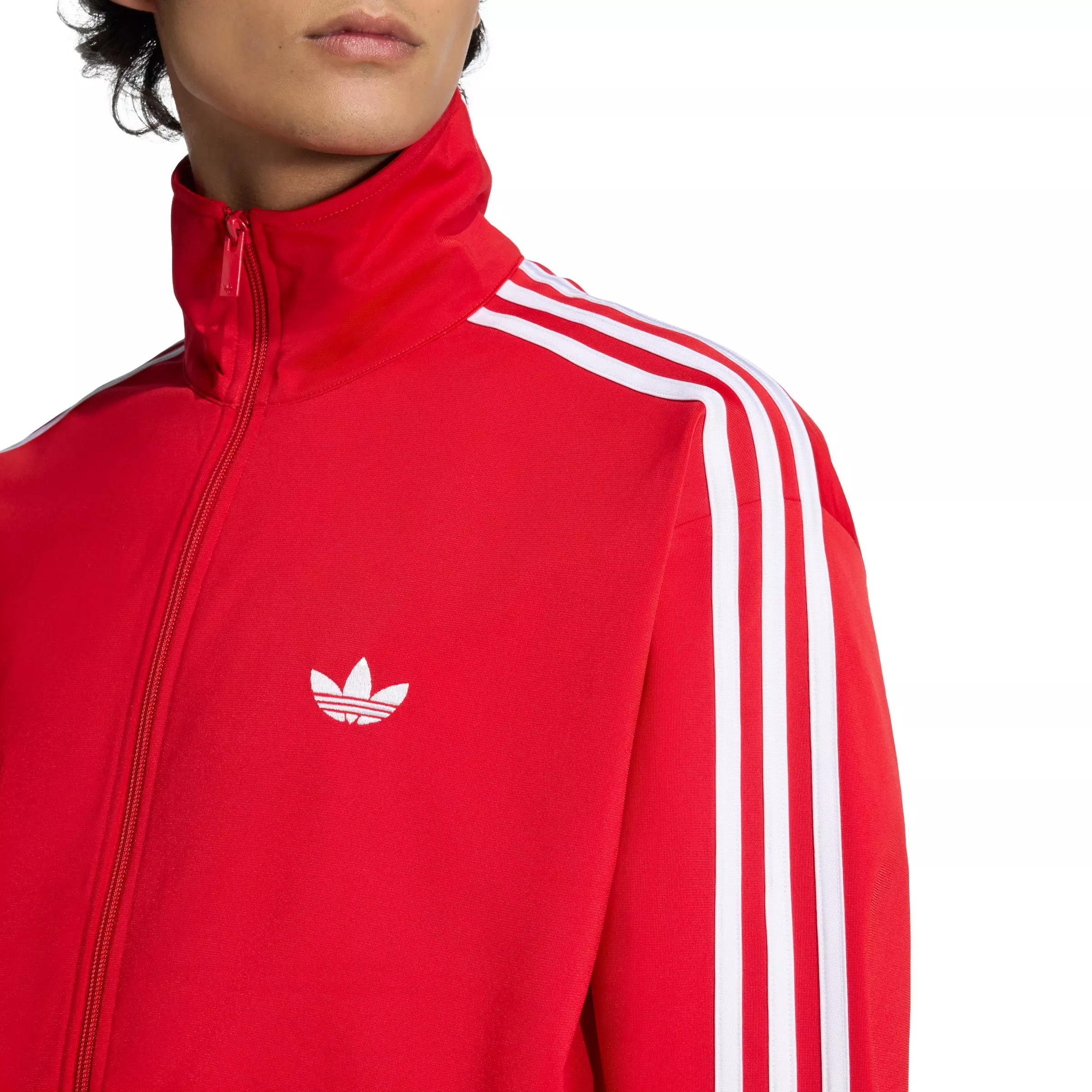adidas Originals Men's Firebird Track Top - Red - RED