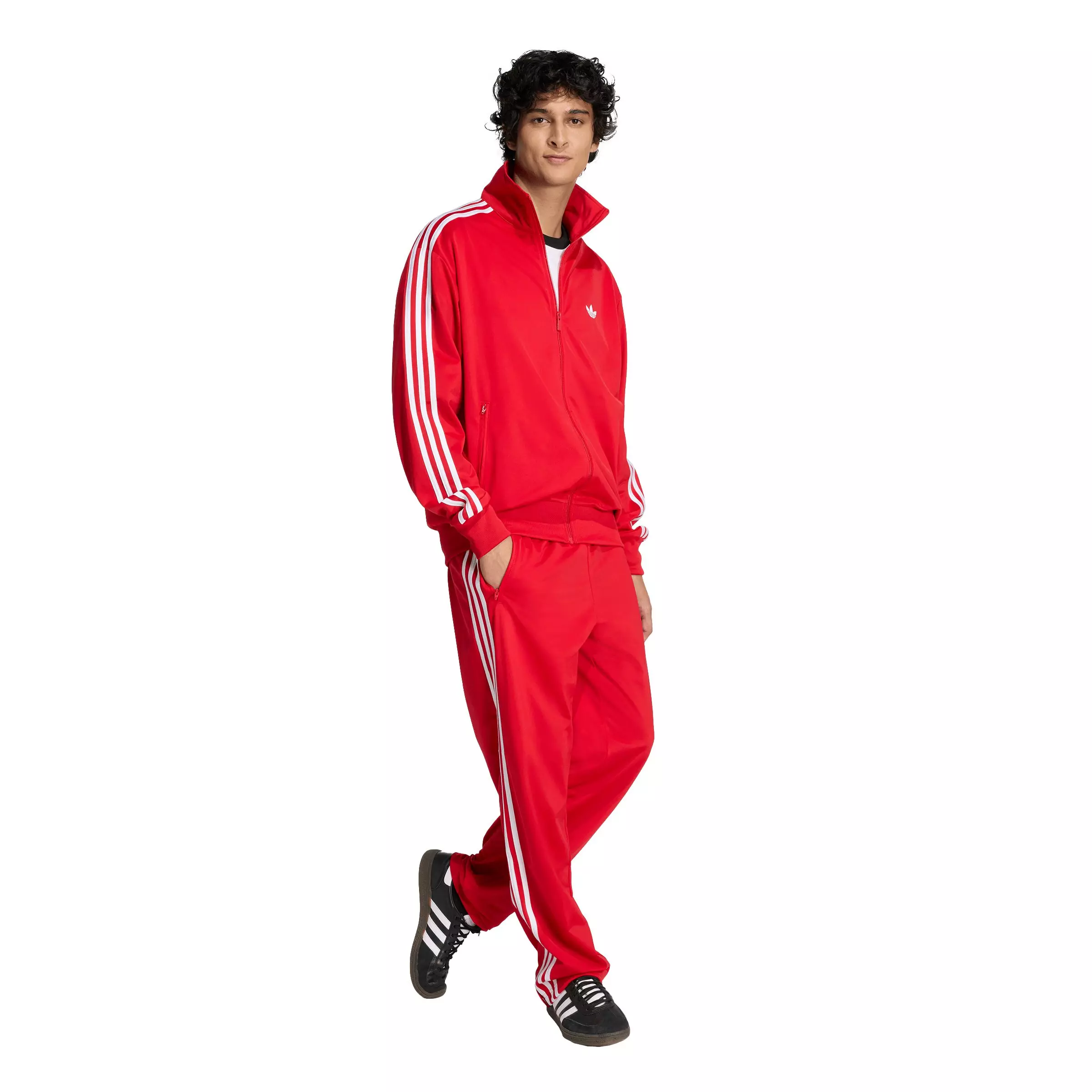 adidas Originals Men's Firebird Track Top - Red - RED