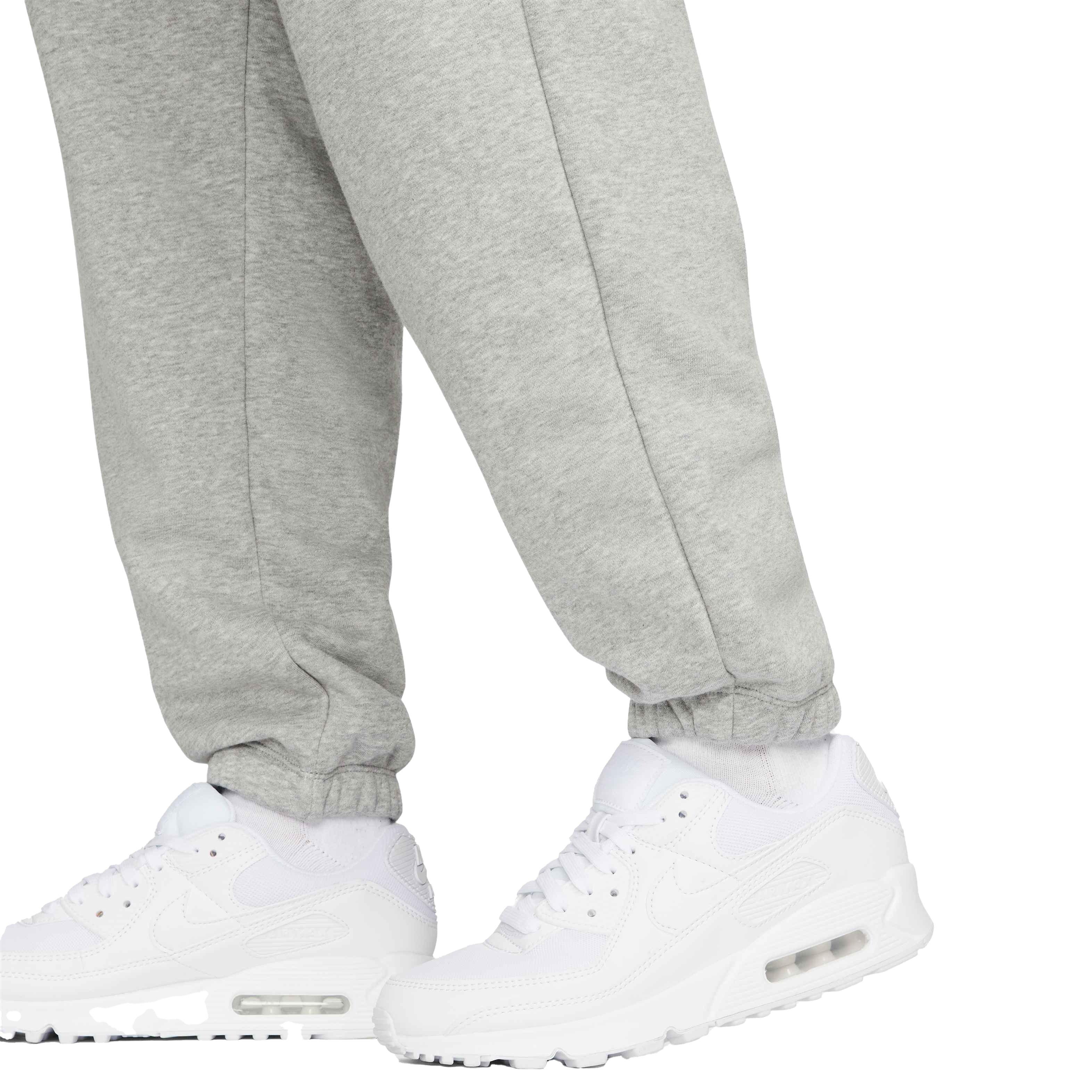 Nike Women's Sportswear Club Fleece Mid-Rise Cargo Pants - GREY Thumbnail View 5