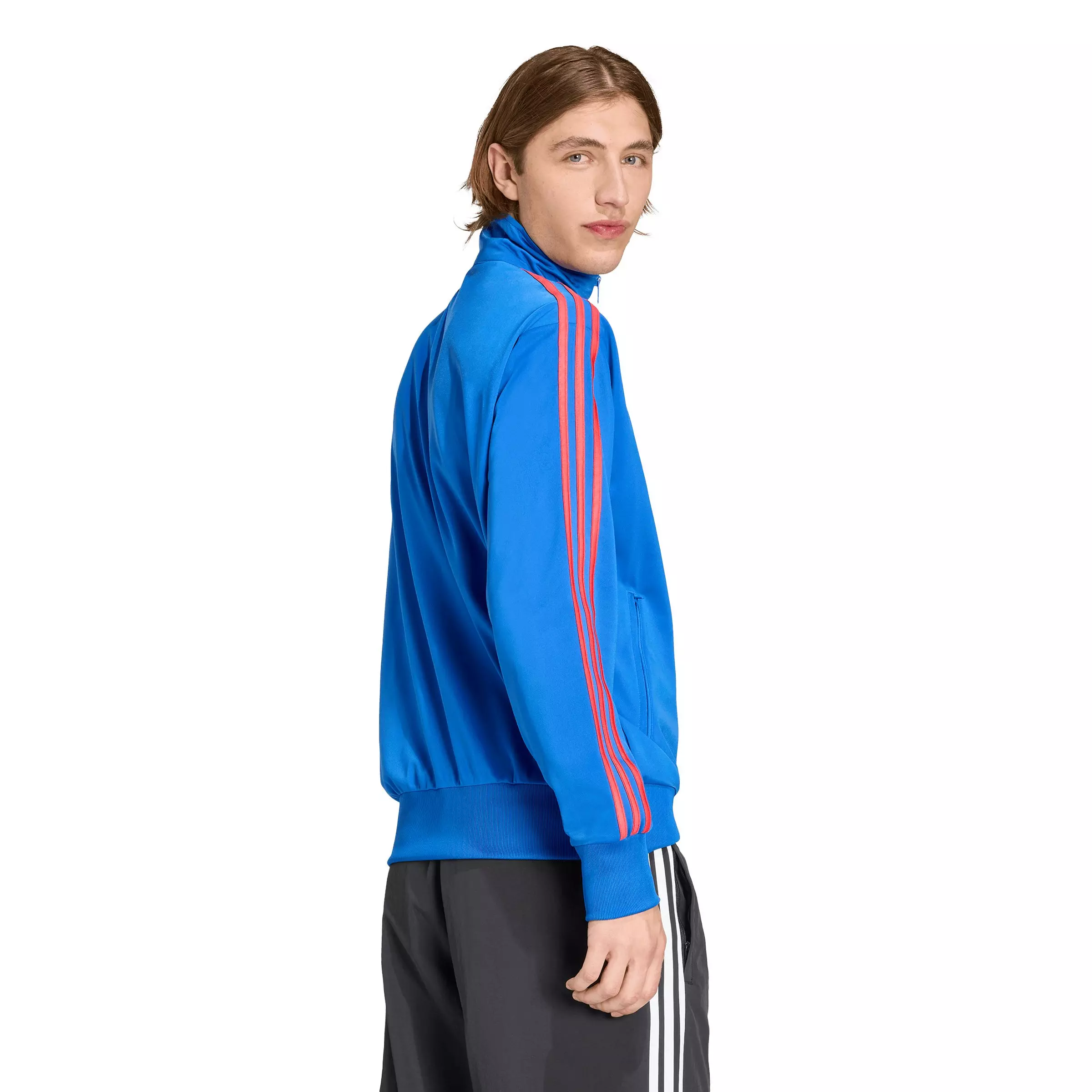 adidas Originals Men's Firebird Track Top - Blue - BLUE