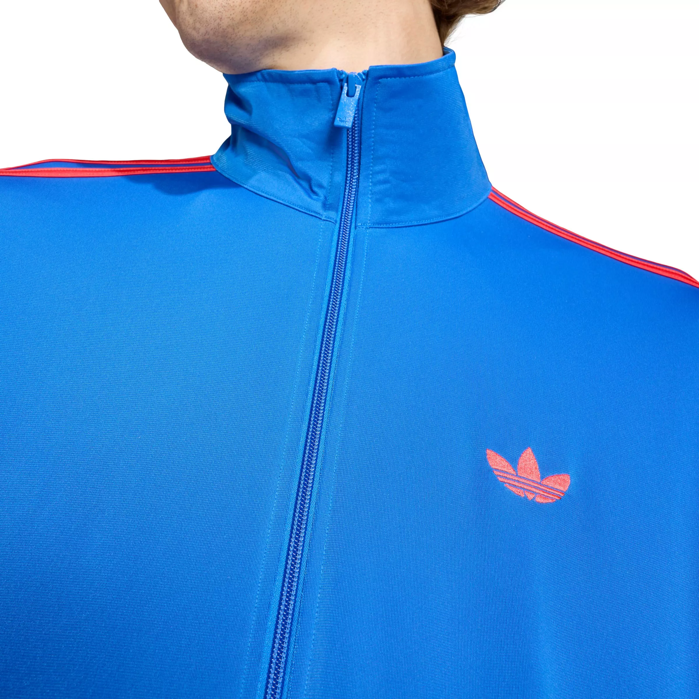 adidas Originals Men's Firebird Track Top - Blue - BLUE