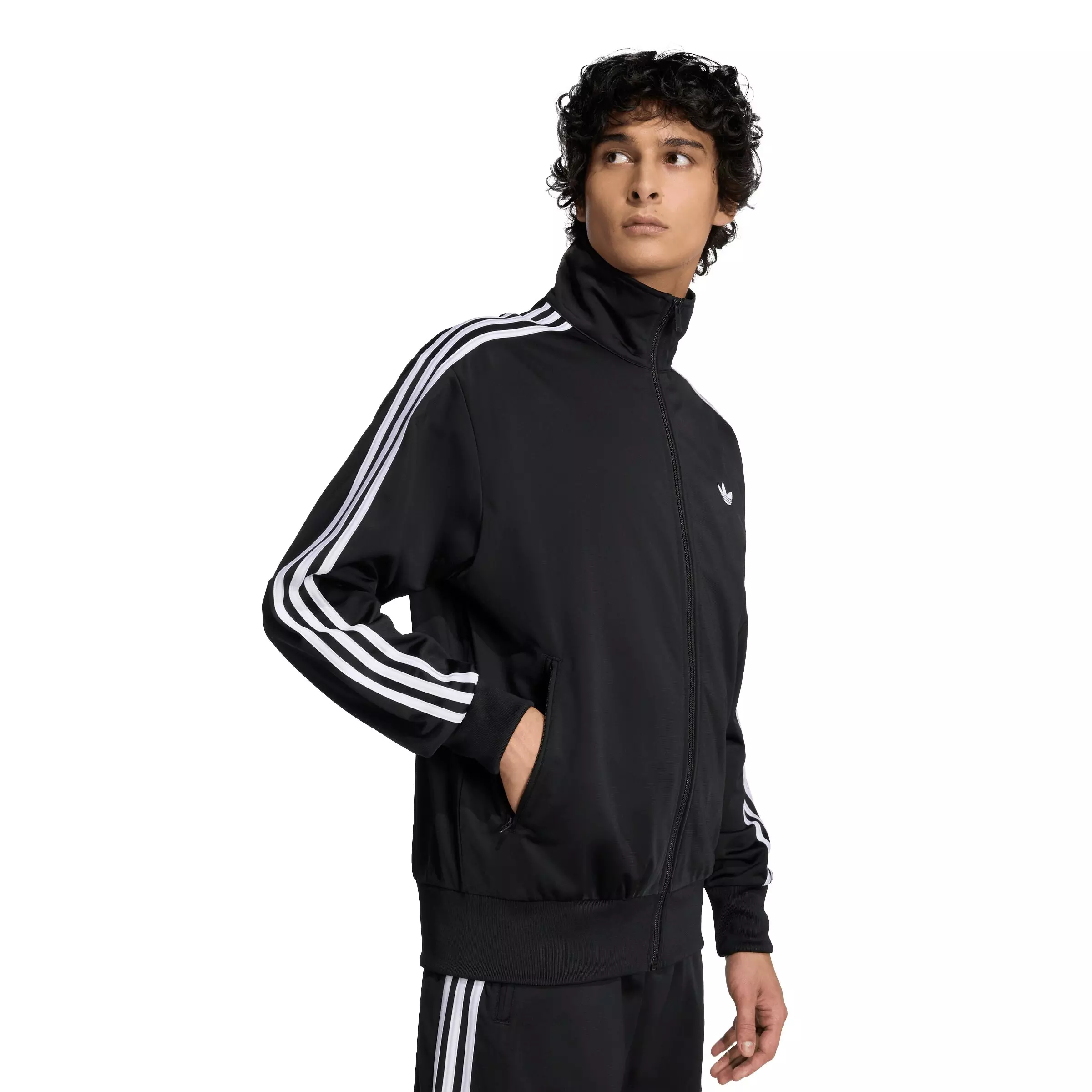 adidas Originals Men's Firebird Track Top - Black - BLACK