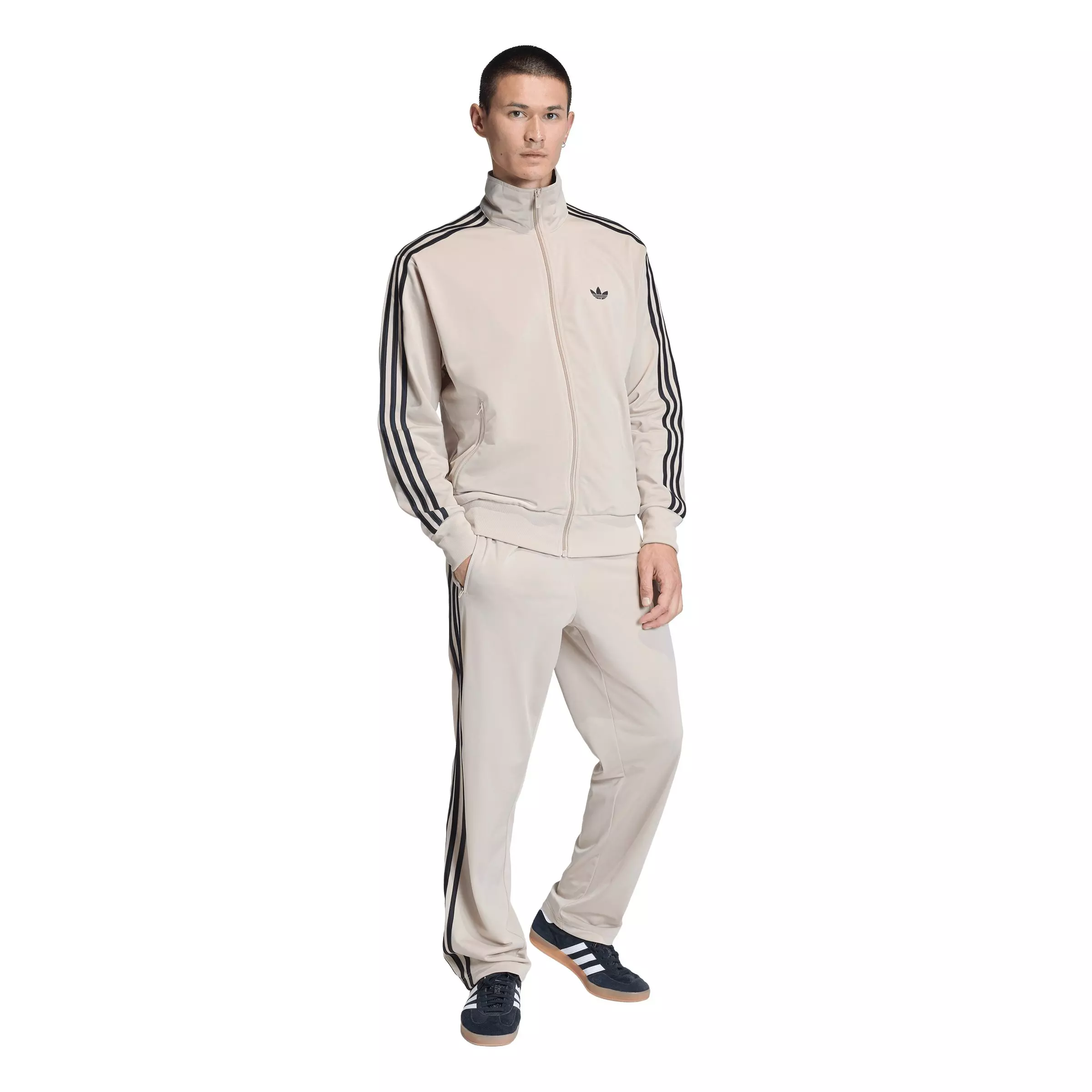 adidas Originals Men's Firebird Track Top -Khaki - KHAKI