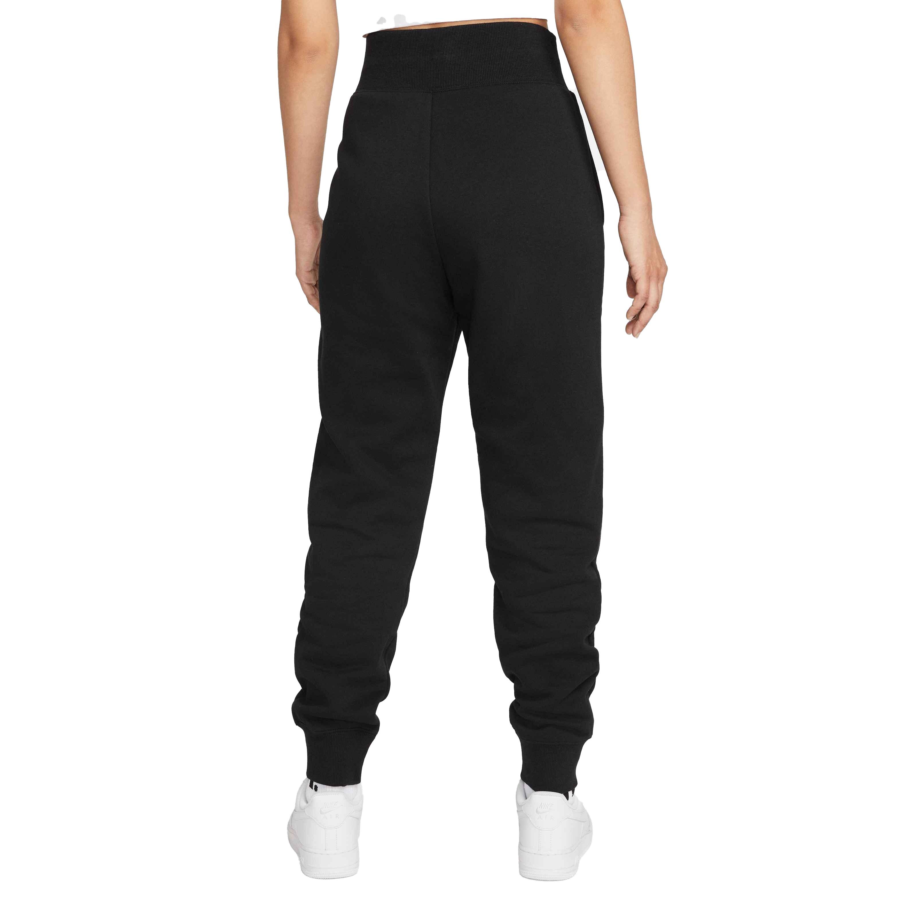 Nike Women's Sportswear Phoenix Fleece High-Waisted Joggers - BLACK Thumbnail View 2