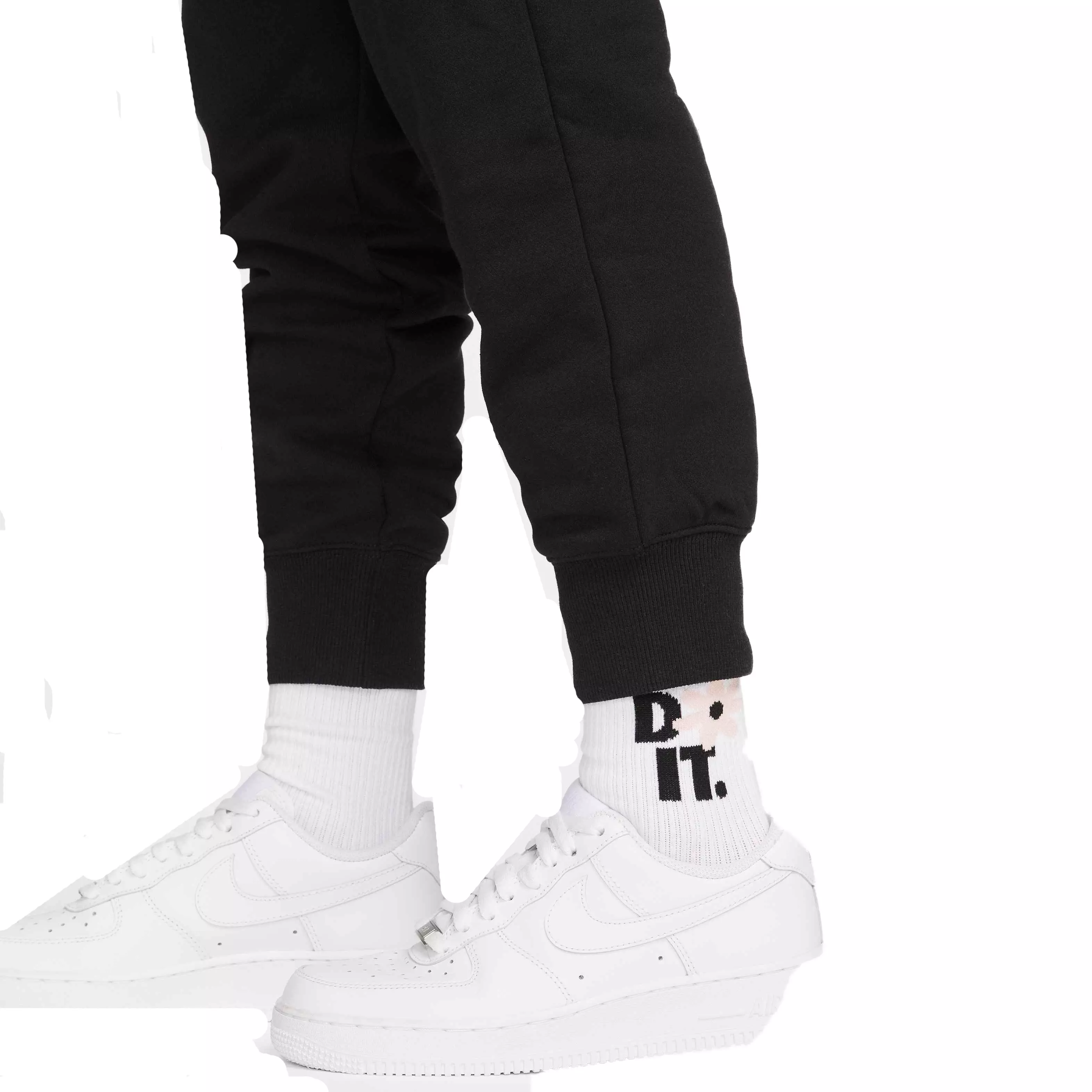 Nike Women's Sportswear Phoenix Fleece High-Waisted Joggers - BLACK