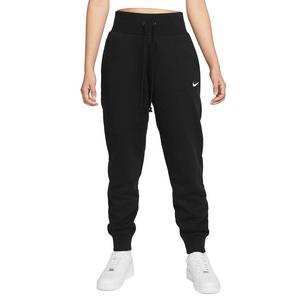 Nike Women's Sportswear Club Fleece Mid-Rise Joggers-White/Black - Hibbett