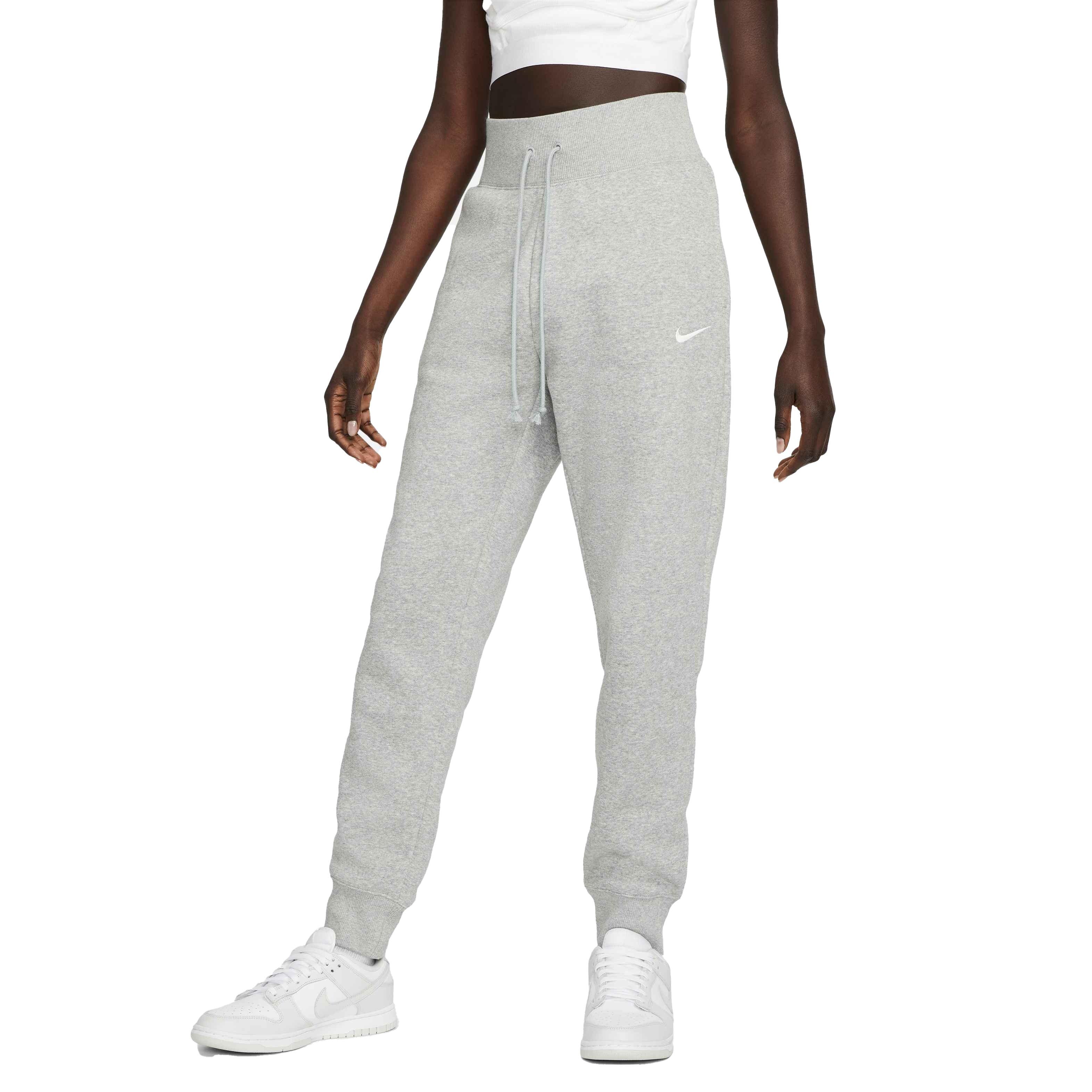 Nike Women's Sportswear Phoenix Fleece High-Waisted Joggers - GREY Thumbnail View 1