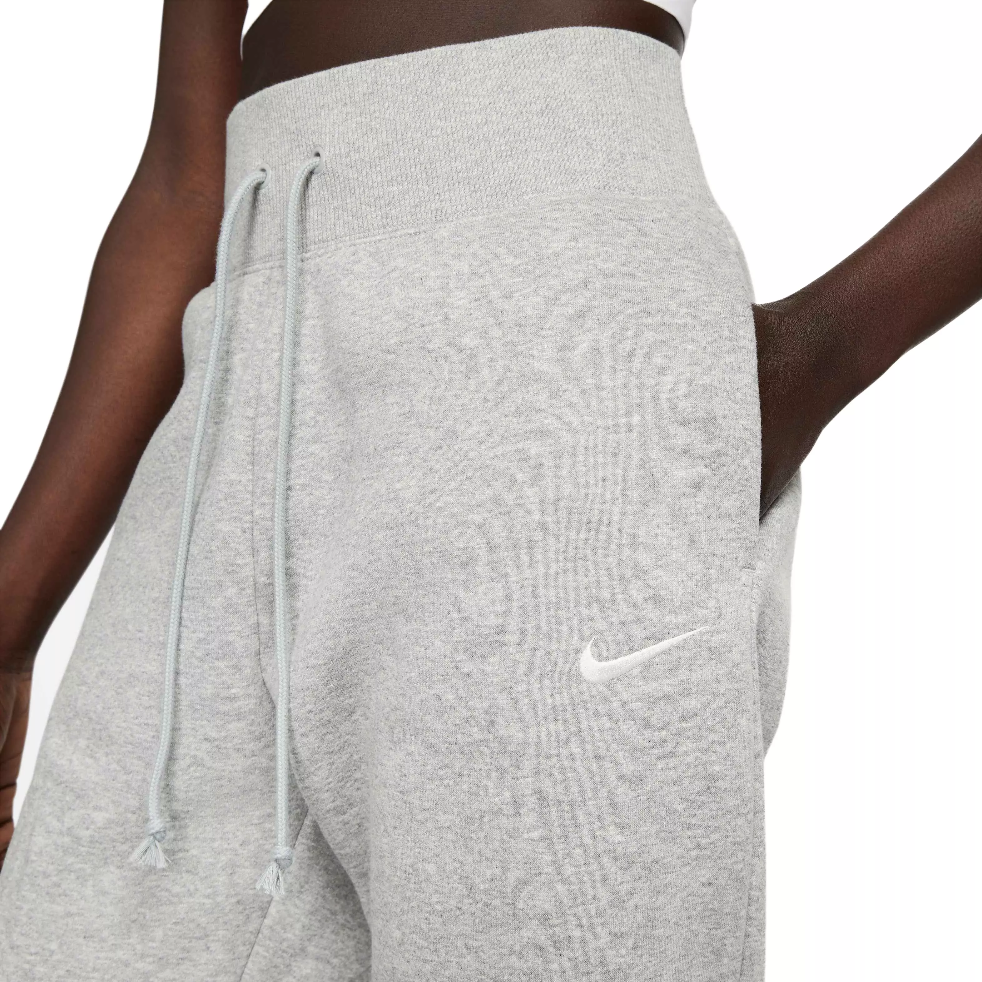 Nike Women's Sportswear Phoenix Fleece High-Waisted Joggers - GREY